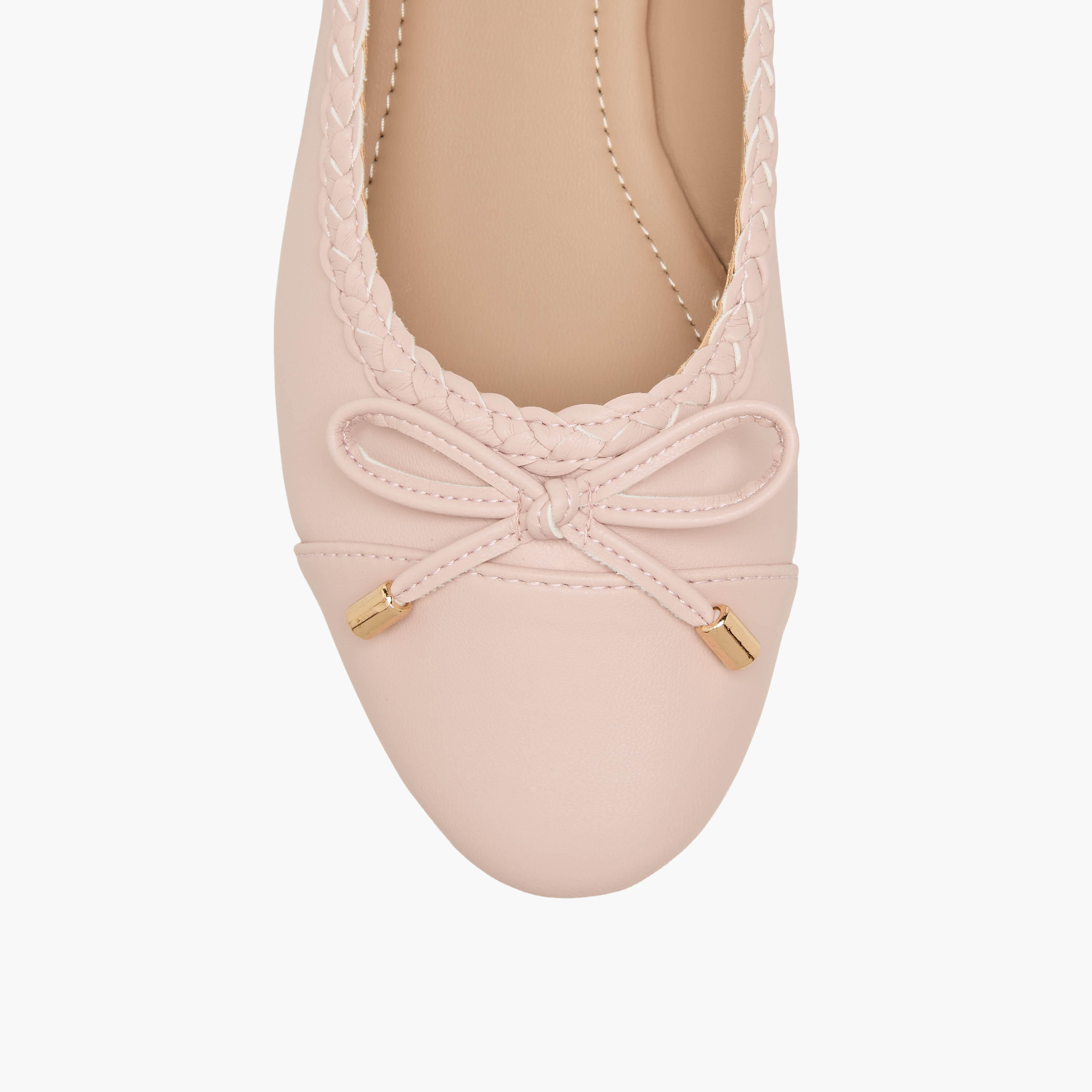 Floral Bella Women Braided Accent Ballerina Shoes-women-shoes-flats-ballerinas-image-4