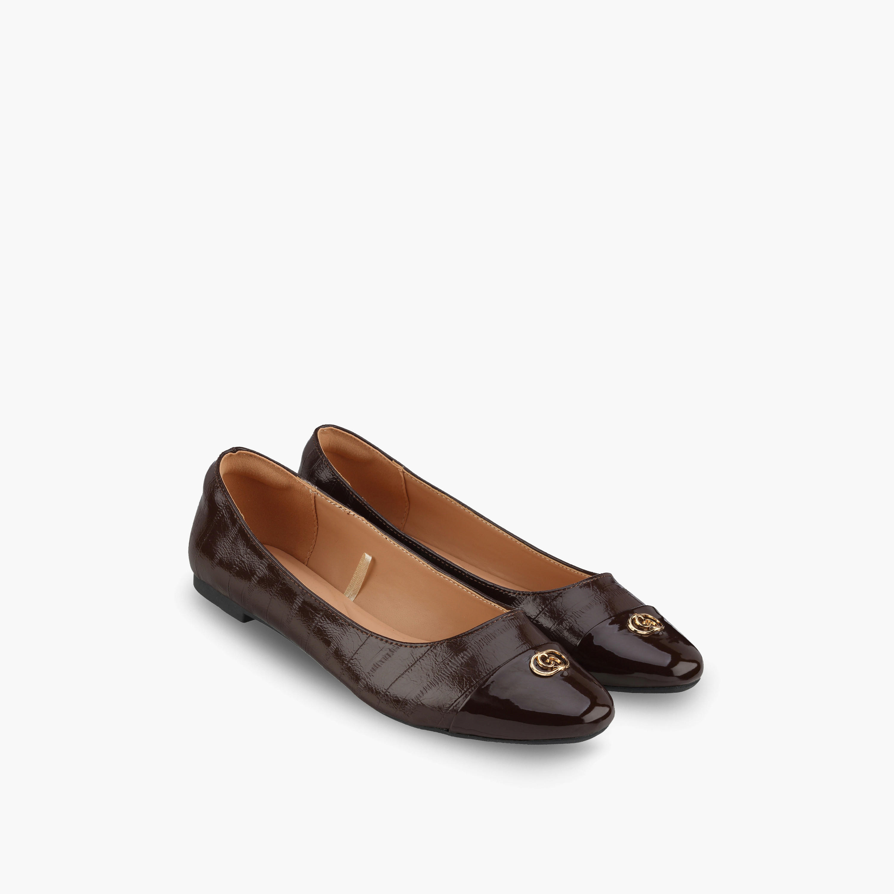 Celeste Women Textured Ballerina Shoes-women-shoes-ballerinas-image-1