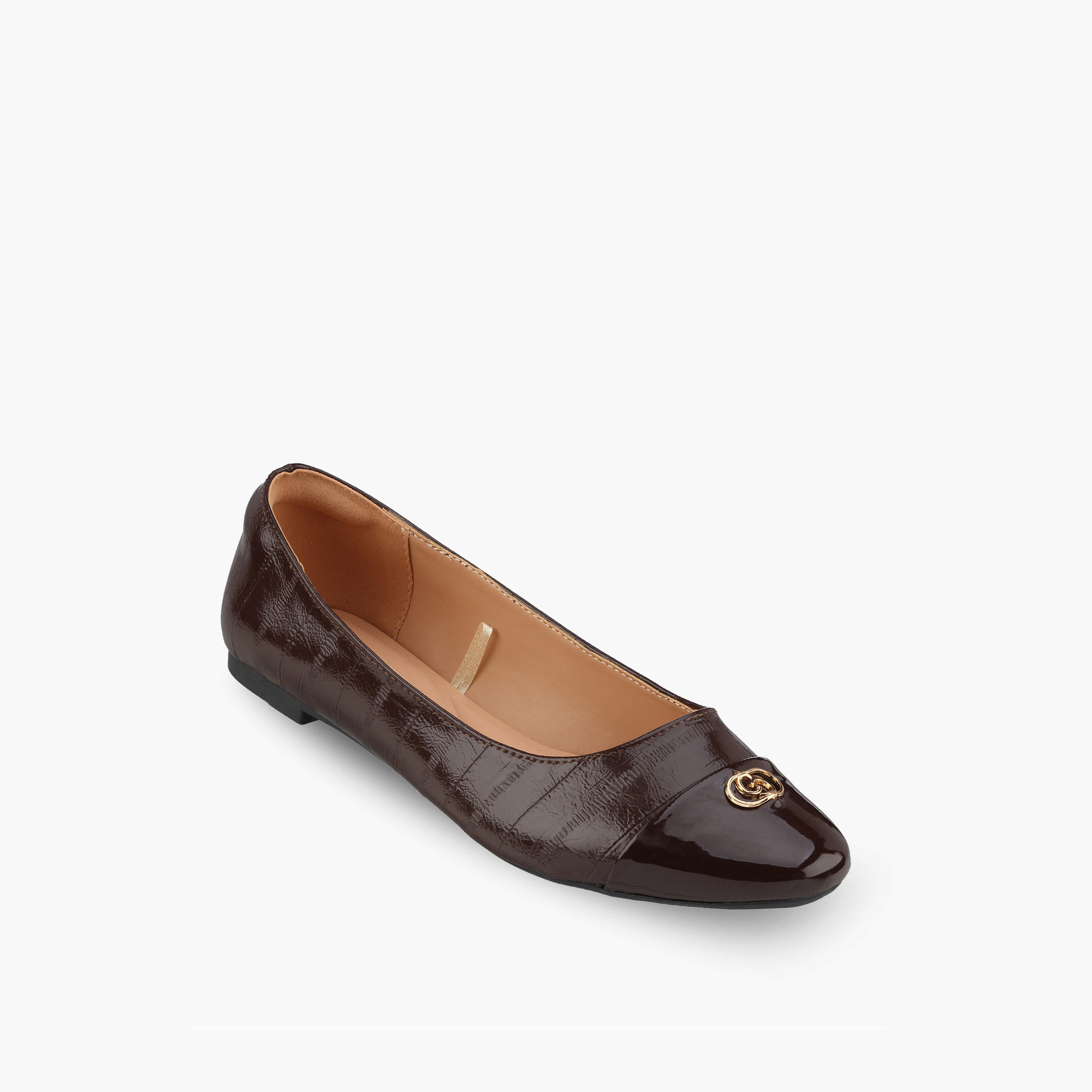 Celeste Women Textured Ballerina Shoes-women-shoes-ballerinas-image-2