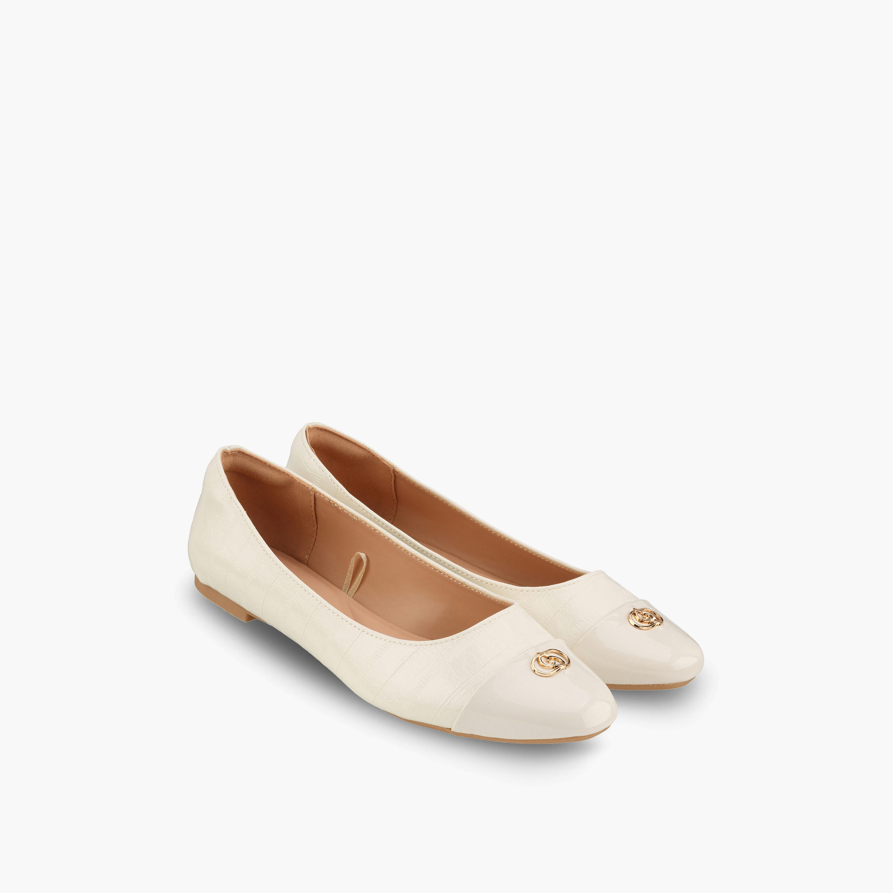 Celeste Women Textured Ballerina Shoes-women-shoes-ballerinas-image-1