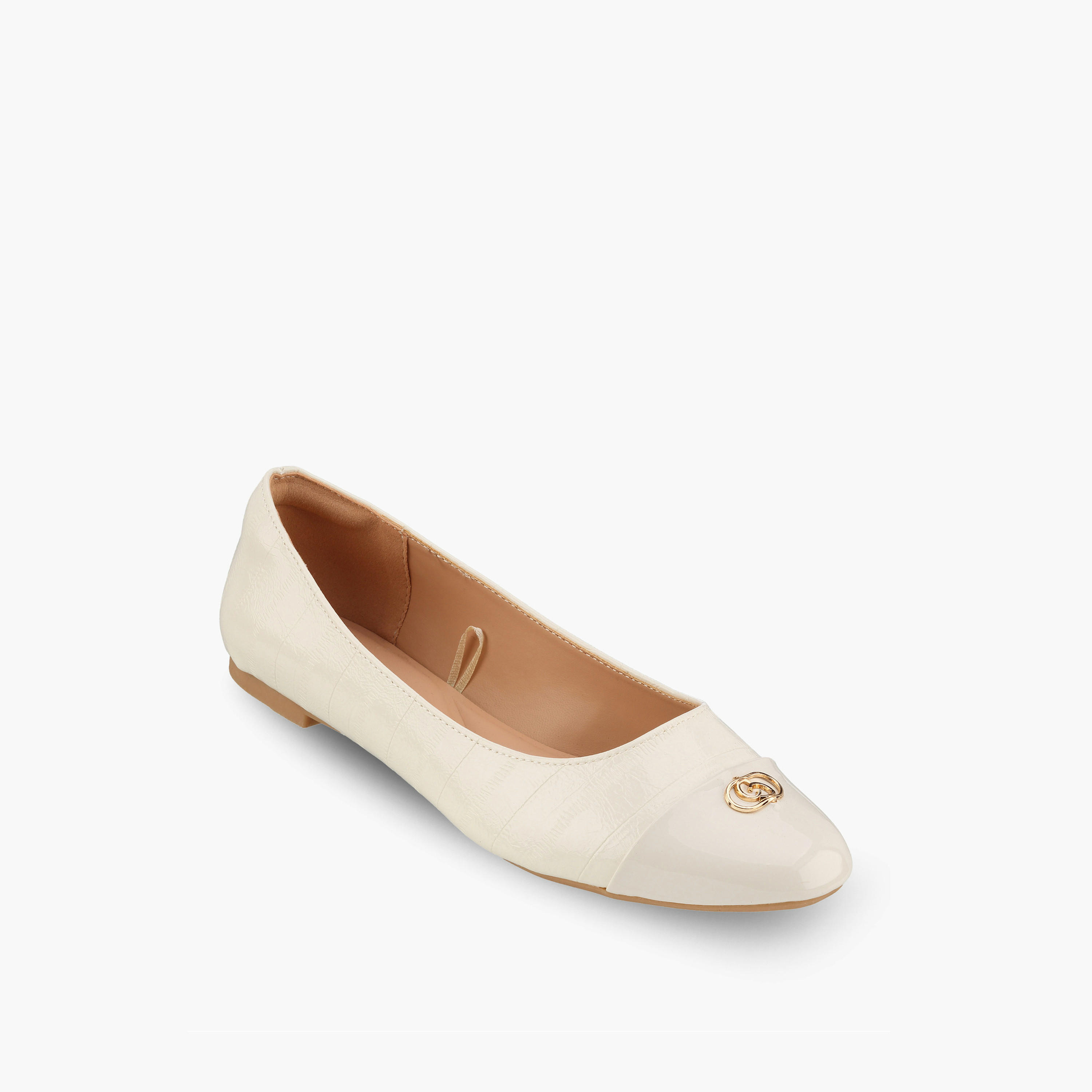 Celeste Women Textured Ballerina Shoes-women-shoes-ballerinas-image-2