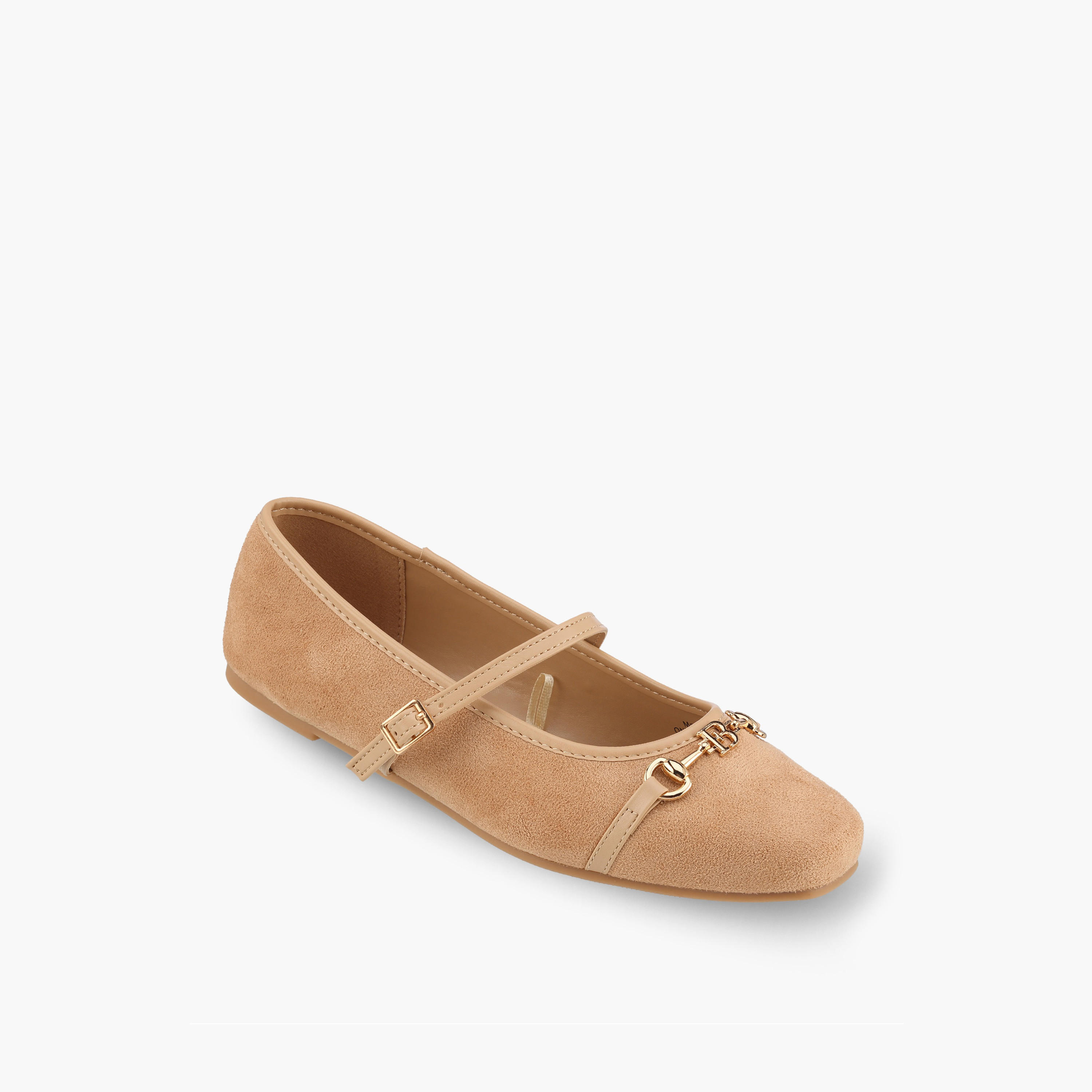 حذاء ماري جين بتفاصيل معدنية للنساء من فلورا بيلا-women-shoes-ballerinas-image-2