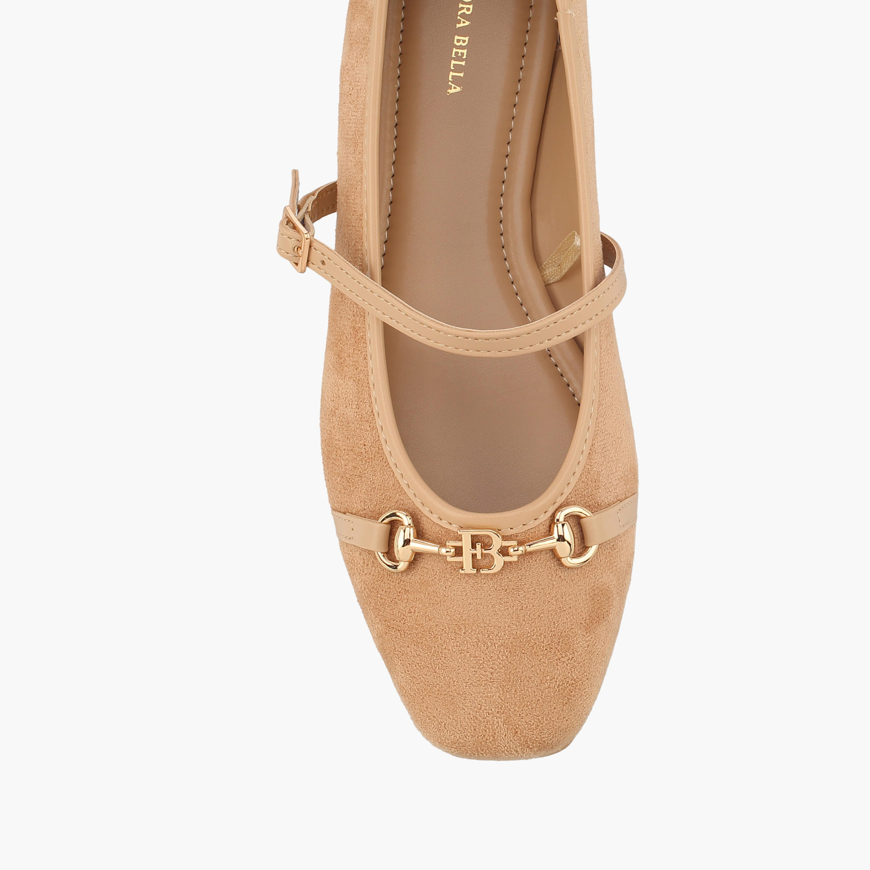 حذاء ماري جين بتفاصيل معدنية للنساء من فلورا بيلا-women-shoes-ballerinas-image-4