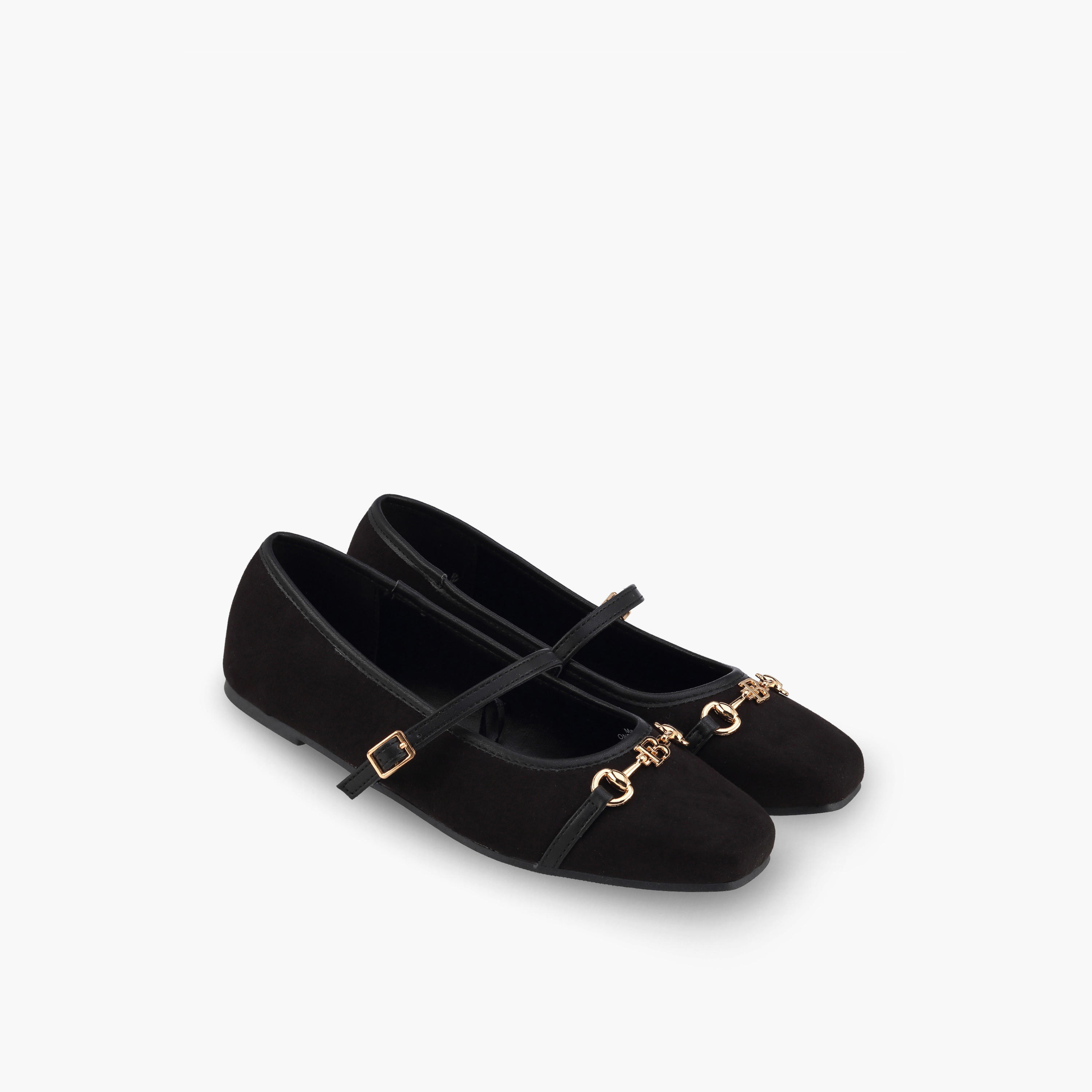 حذاء ماري جين بتفاصيل معدنية للنساء من  فلورا بيلا-women-shoes-ballerinas-image-1
