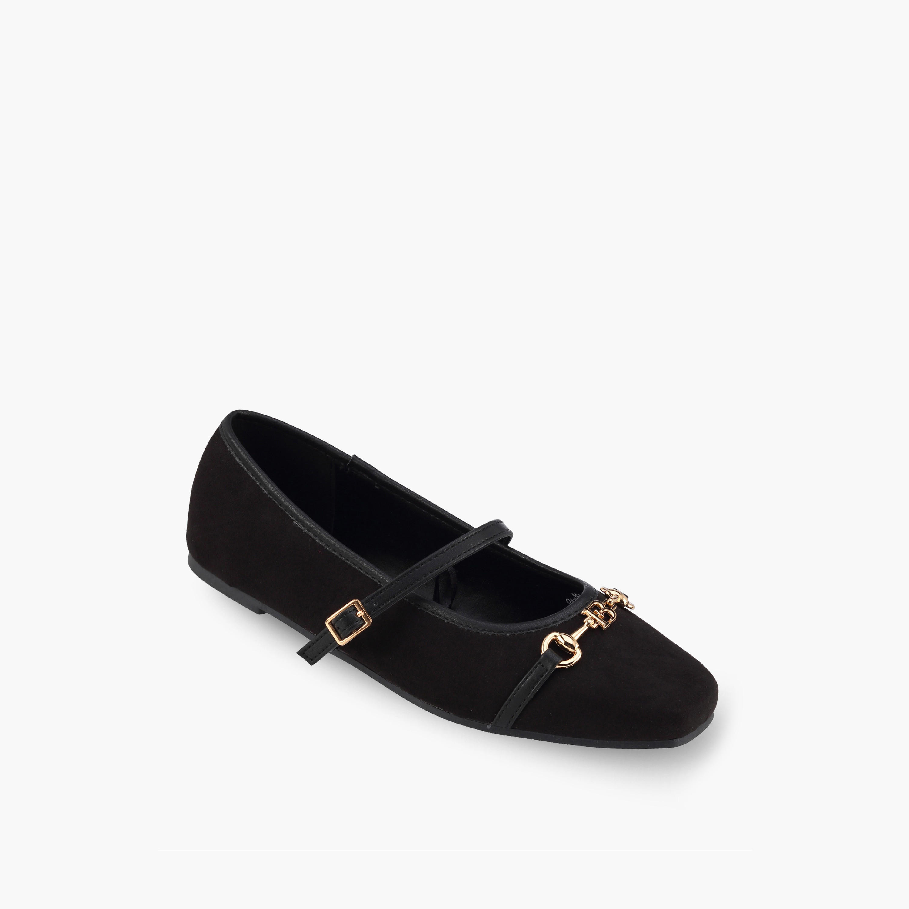 حذاء ماري جين بتفاصيل معدنية للنساء من  فلورا بيلا-women-shoes-ballerinas-image-2