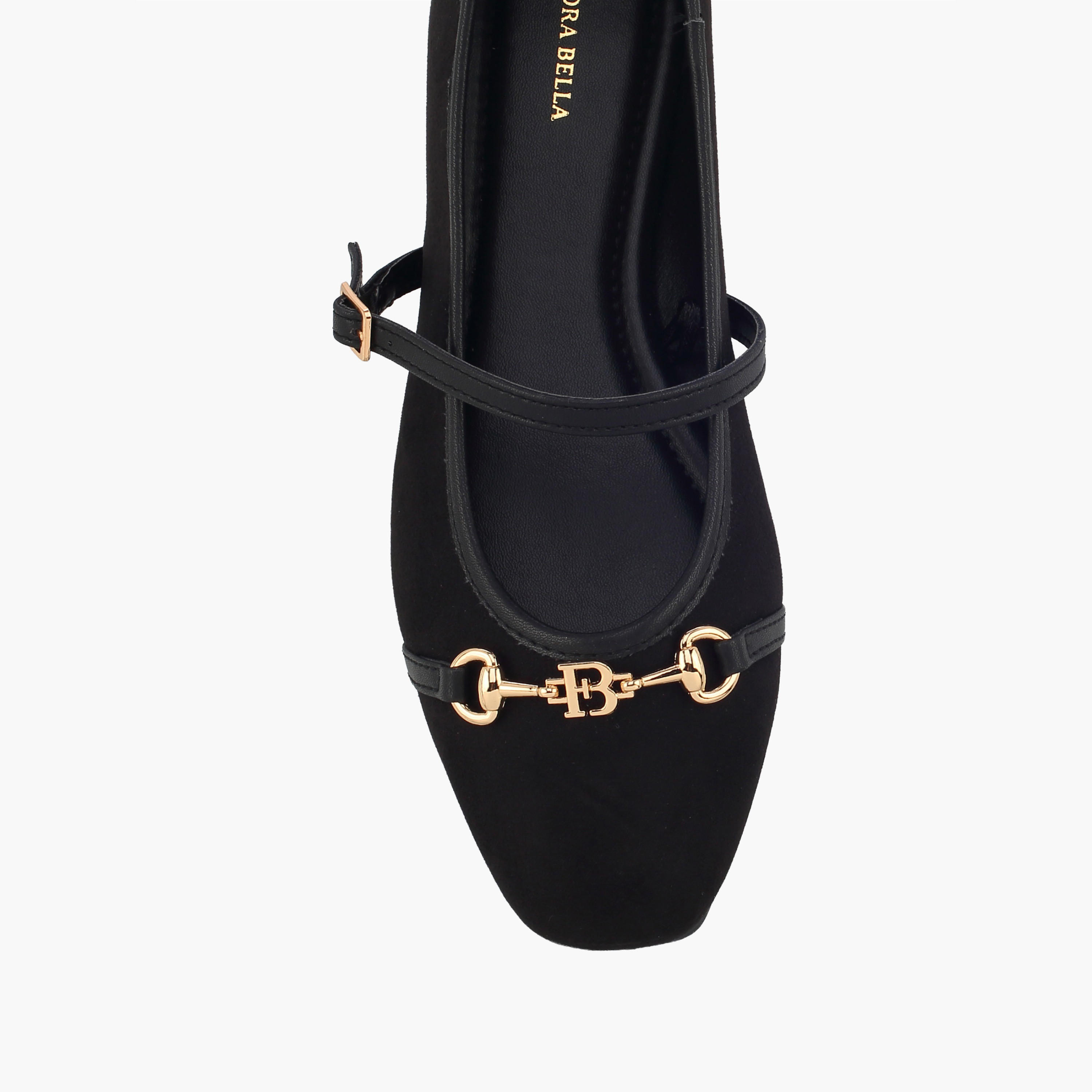 حذاء ماري جين بتفاصيل معدنية للنساء من  فلورا بيلا-women-shoes-ballerinas-image-4