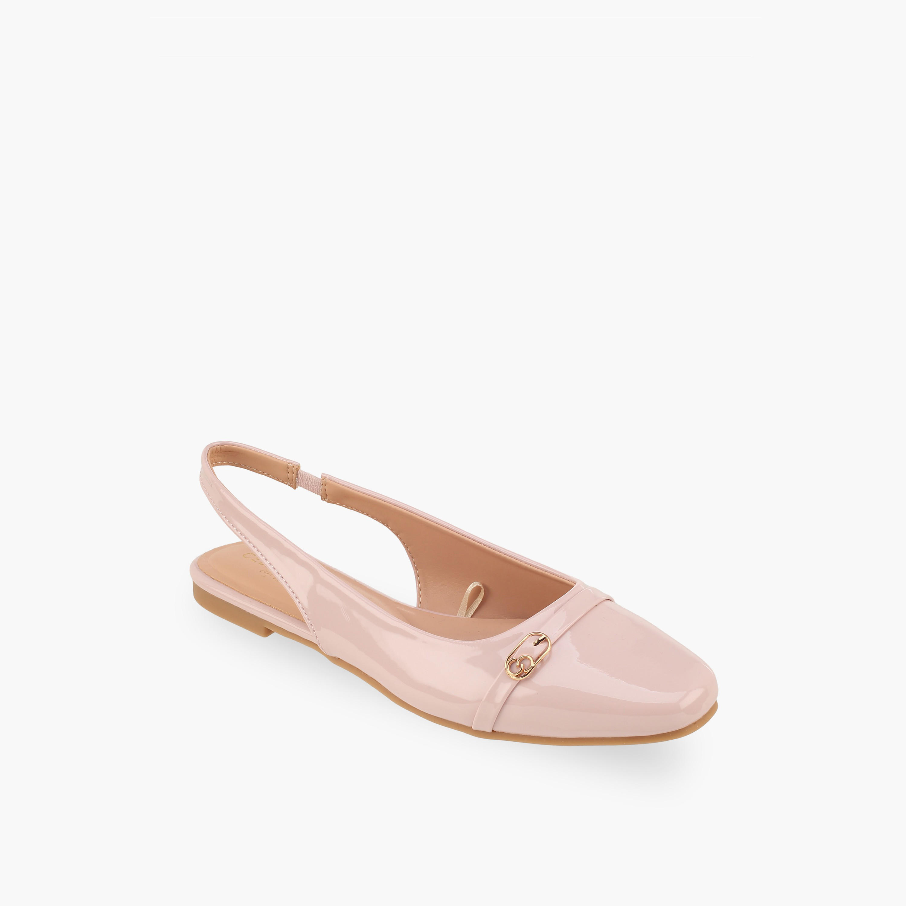 Celeste Women Buckle Accent Ballerina Shoes-women-shoes-flats-ballerinas-image-2