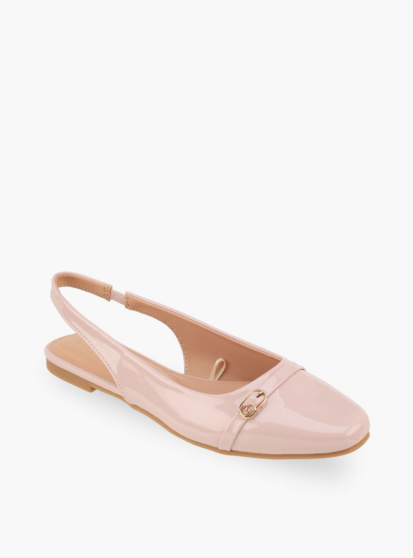 Celeste Women Buckle Accent Ballerina Shoes-women-shoes-flats-ballerinas-image-2