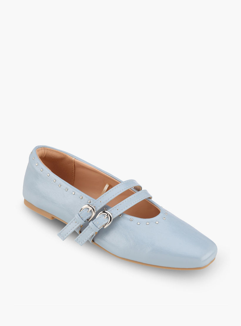 حذاء ماري مزين بحزام مزدوج للنساء من سيليست-women-shoes-ballerinas-image-2