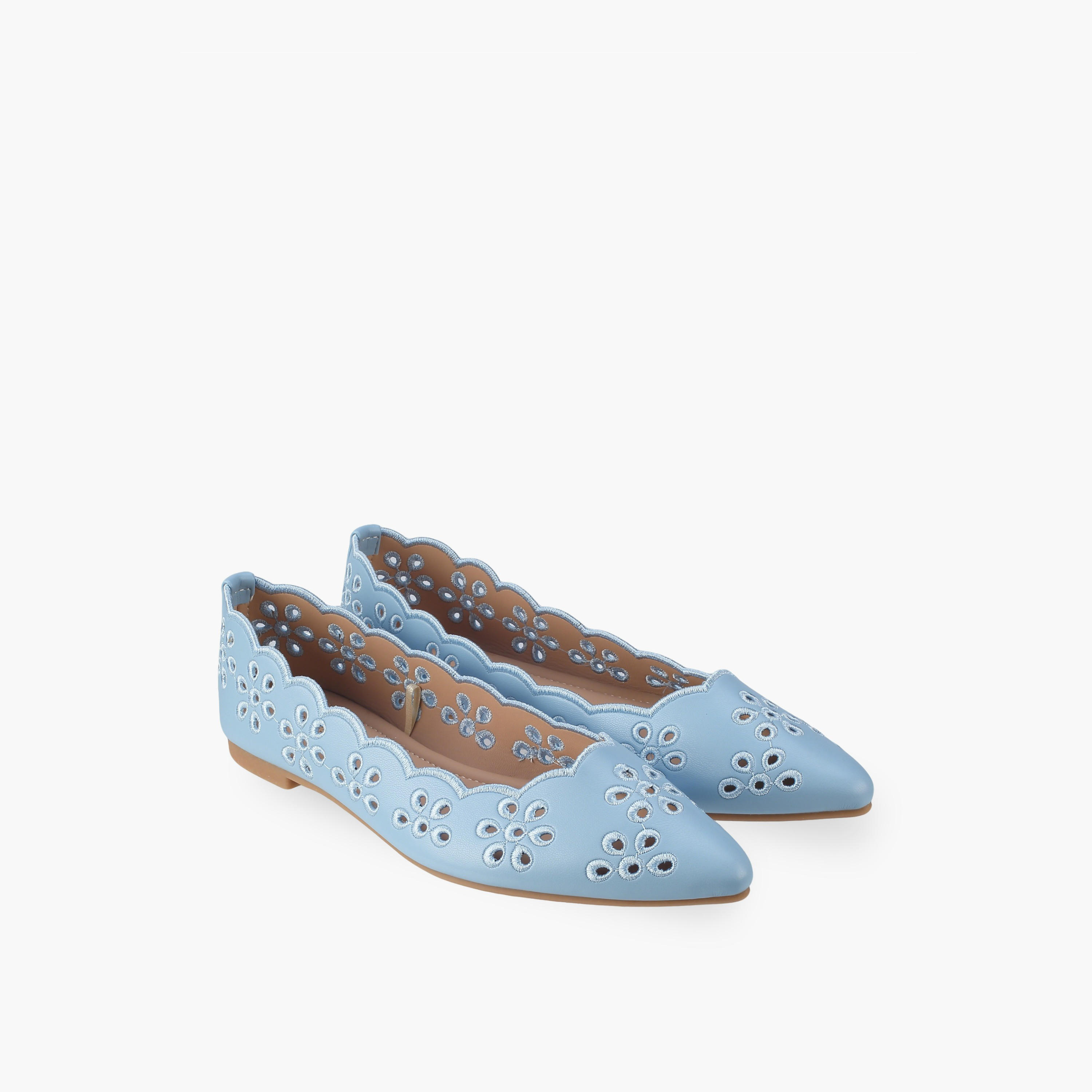 Flora Bella Women Laser Cut Ballerina Shoes-women-shoes-ballerinas-image-1