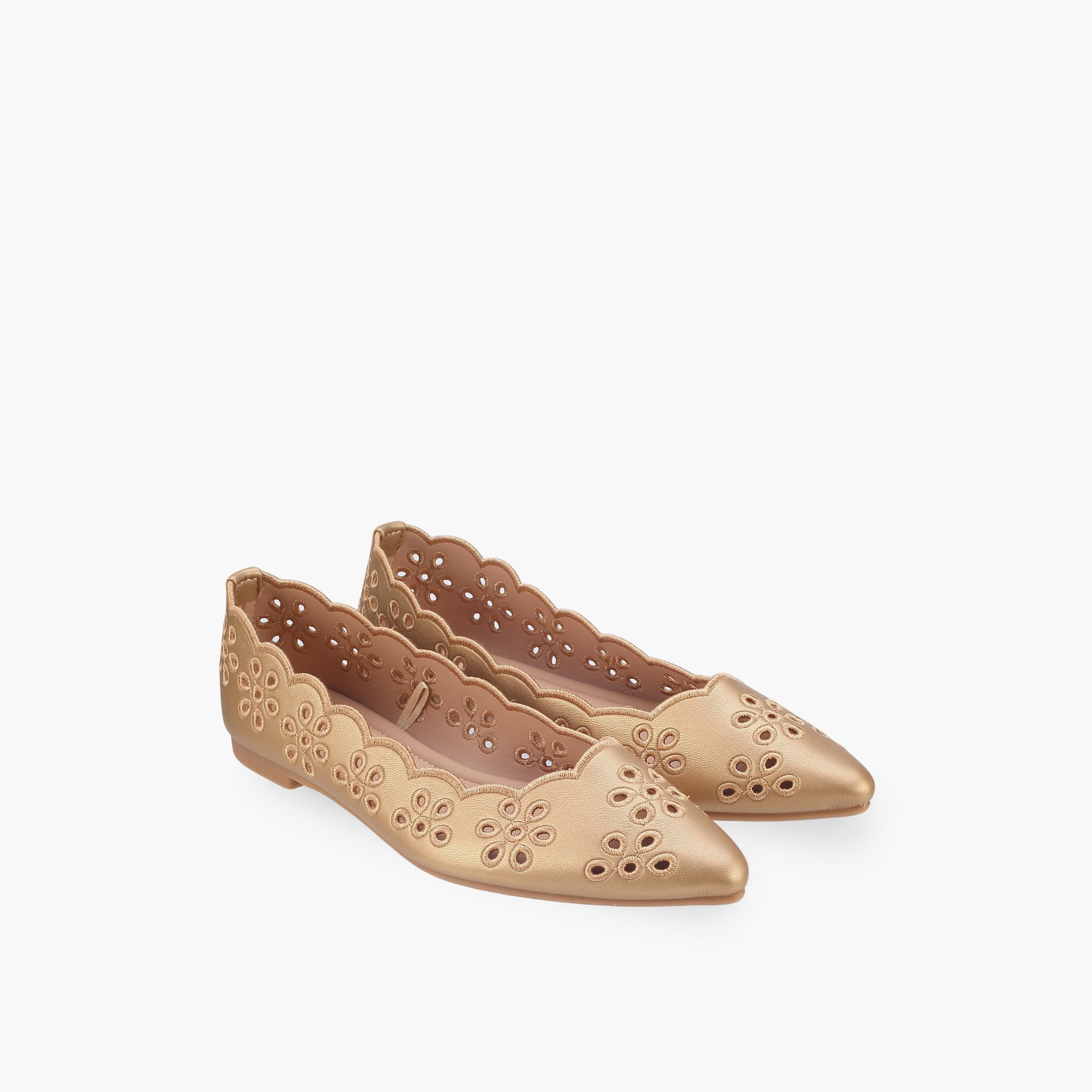 Flora Bella Women Laser Cut Ballerina Shoes-women-shoes-ballerinas-image-1