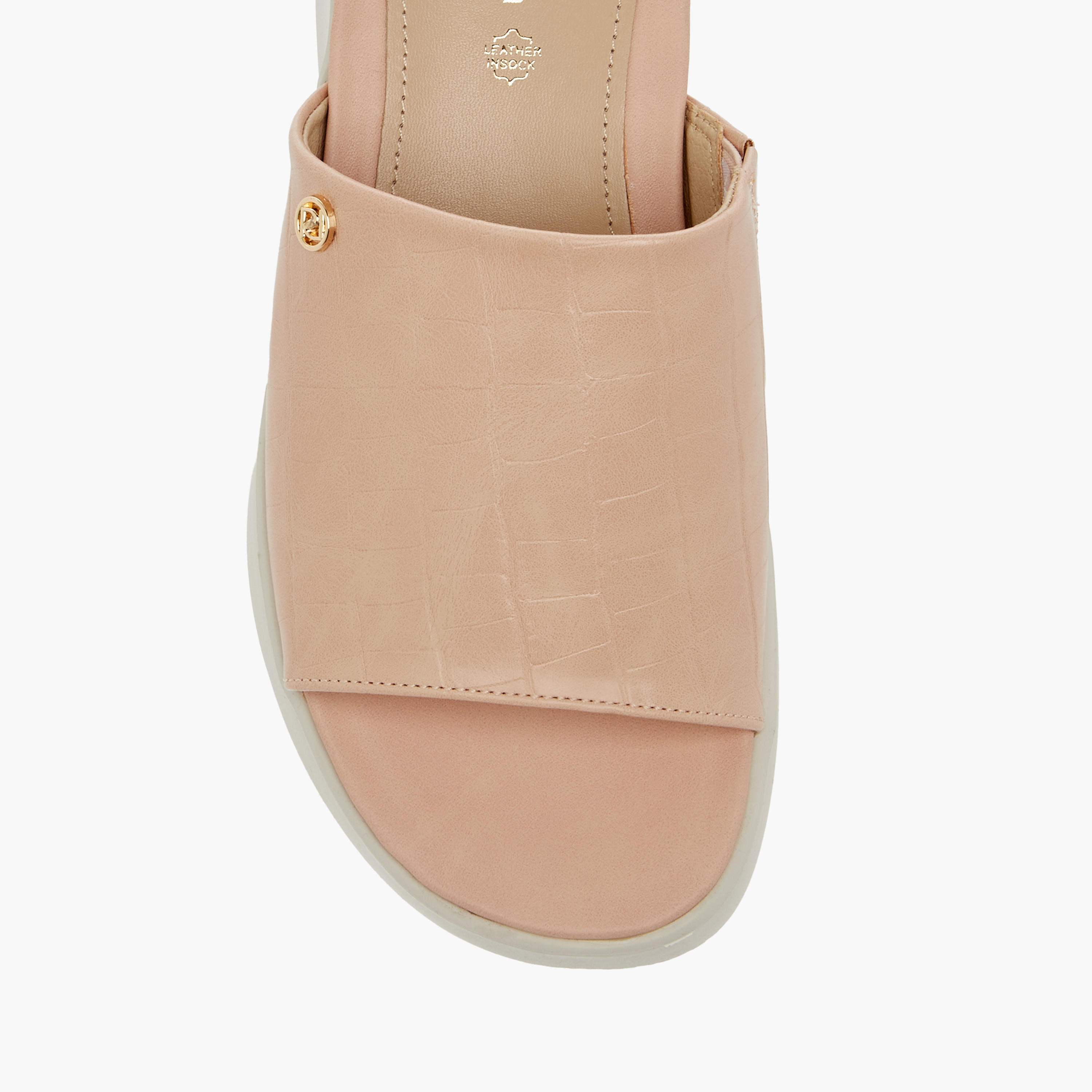 صندل مريح سهل الارتداء بارز الملمس بكعب ويدج من بابريكا-women-shoes-sandals-heeled-image-5