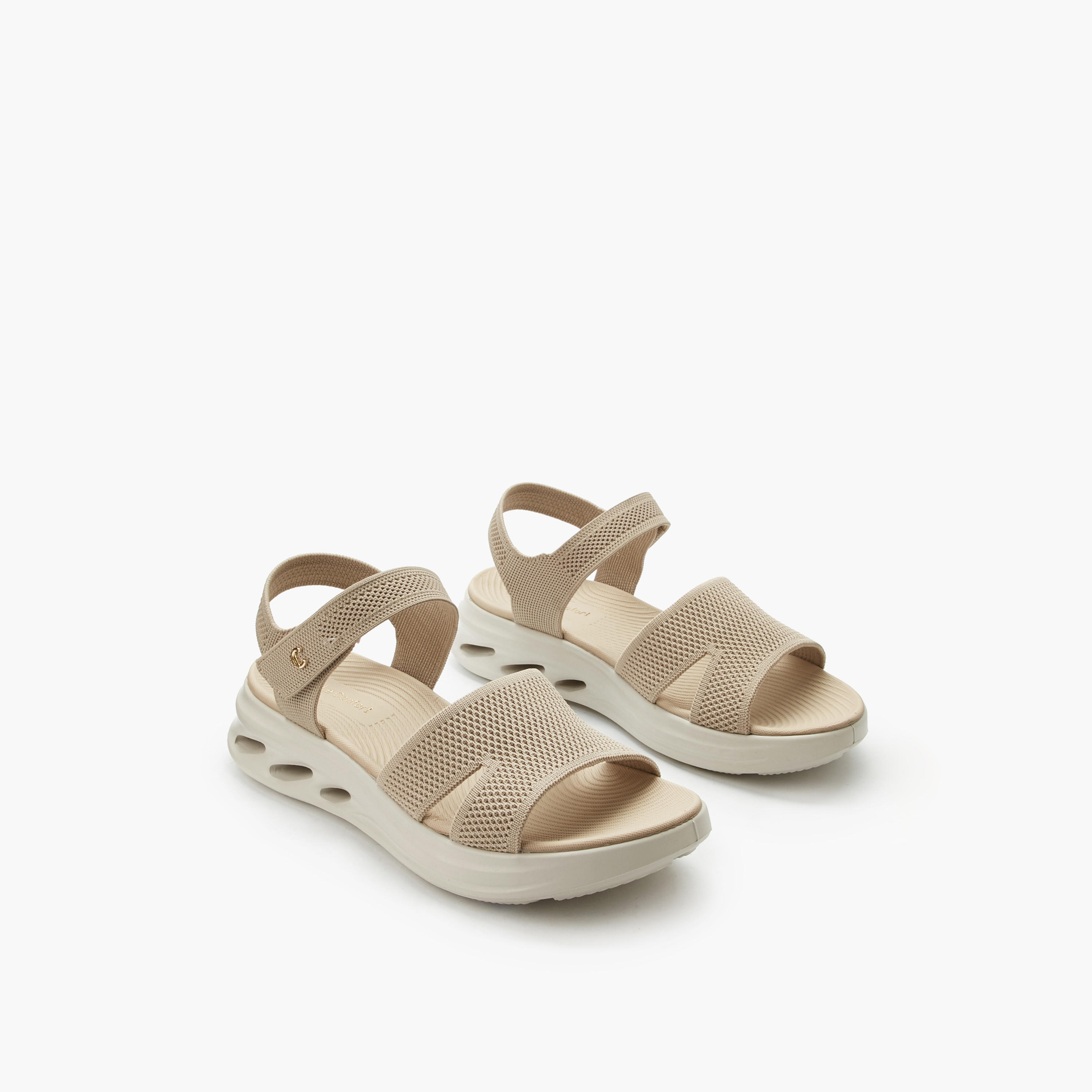 صندل فلاتفورم بحزام للنساء من لو كونفورت-women-shoes-sandals-heeled-image-1