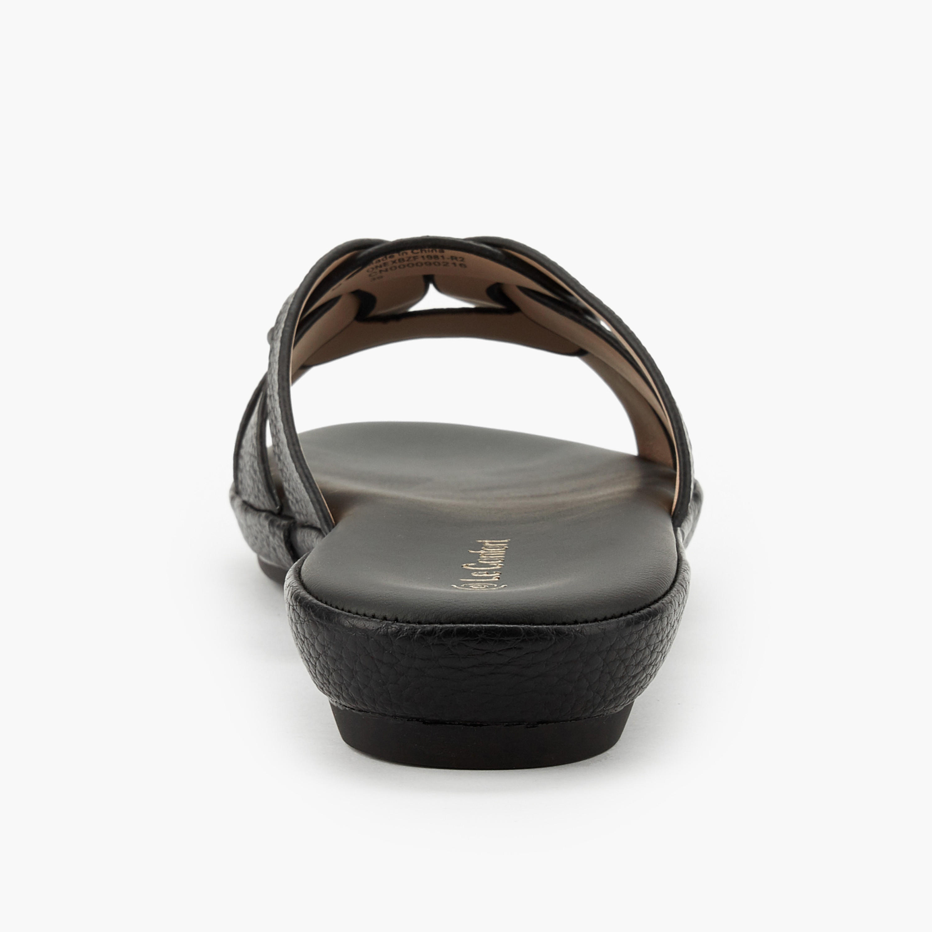 صندل بارز الملمس وسهل الارتداء للنساء من لو كونفورت-women-shoes-sandals-flats-image-5