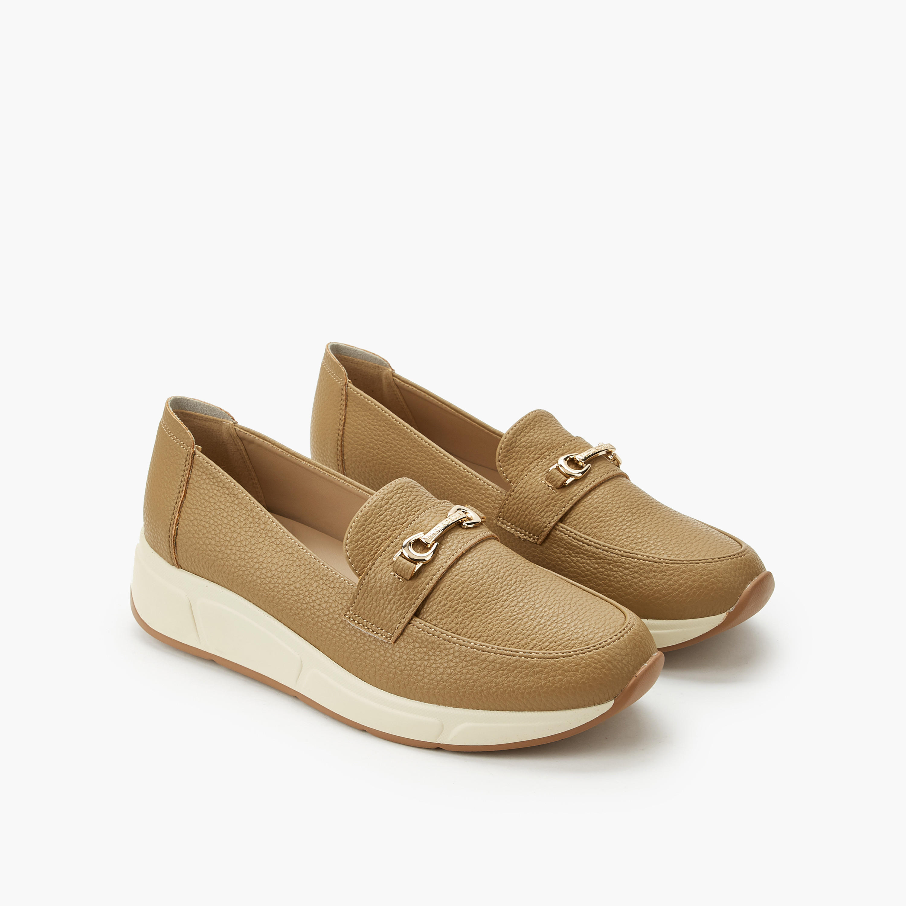 Flora Bella Women Metal Accent Loafers-women-shoes-loafersandmoccasins-image-1