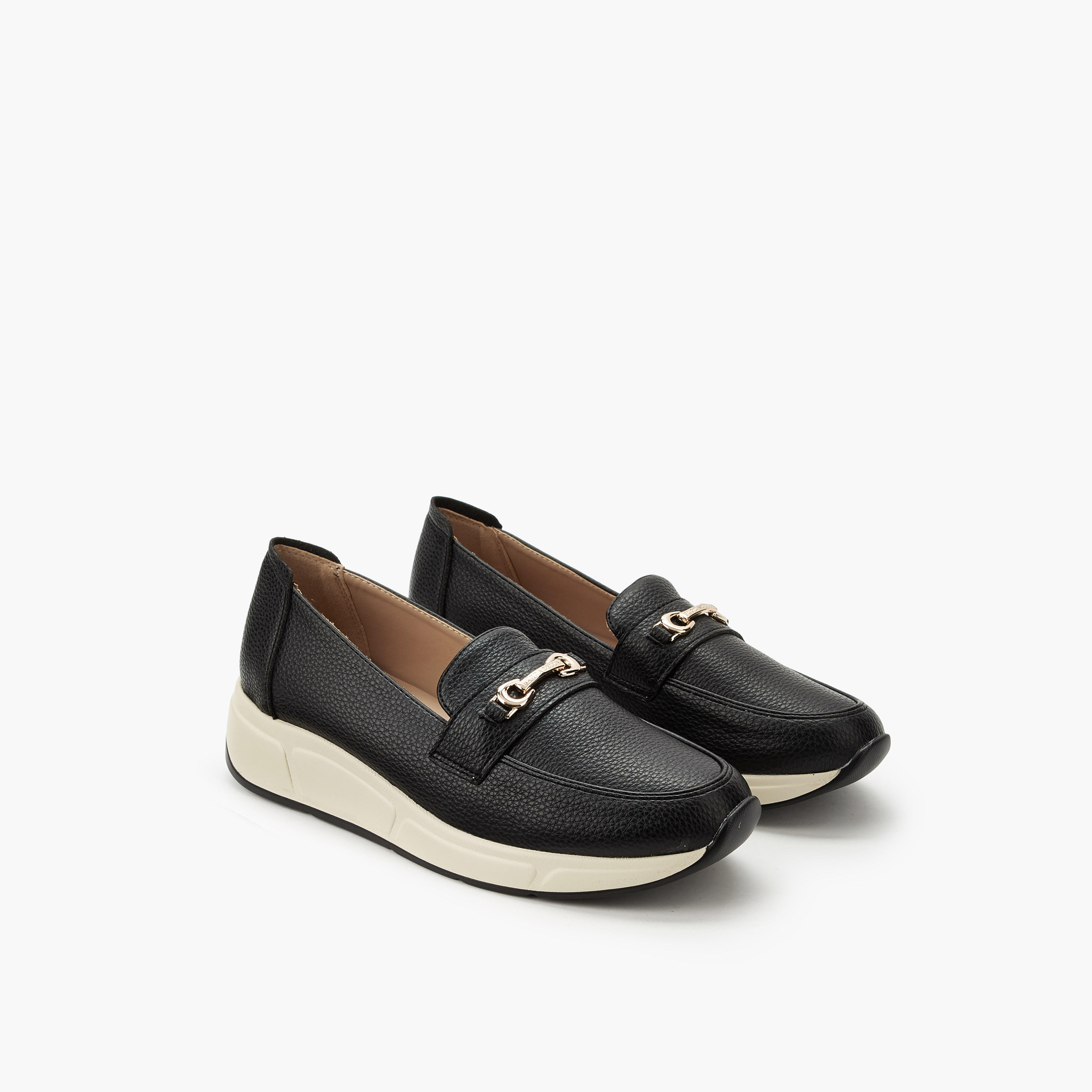 Flora Bella Women Metal Accent Loafers-women-shoes-loafersandmoccasins-image-1