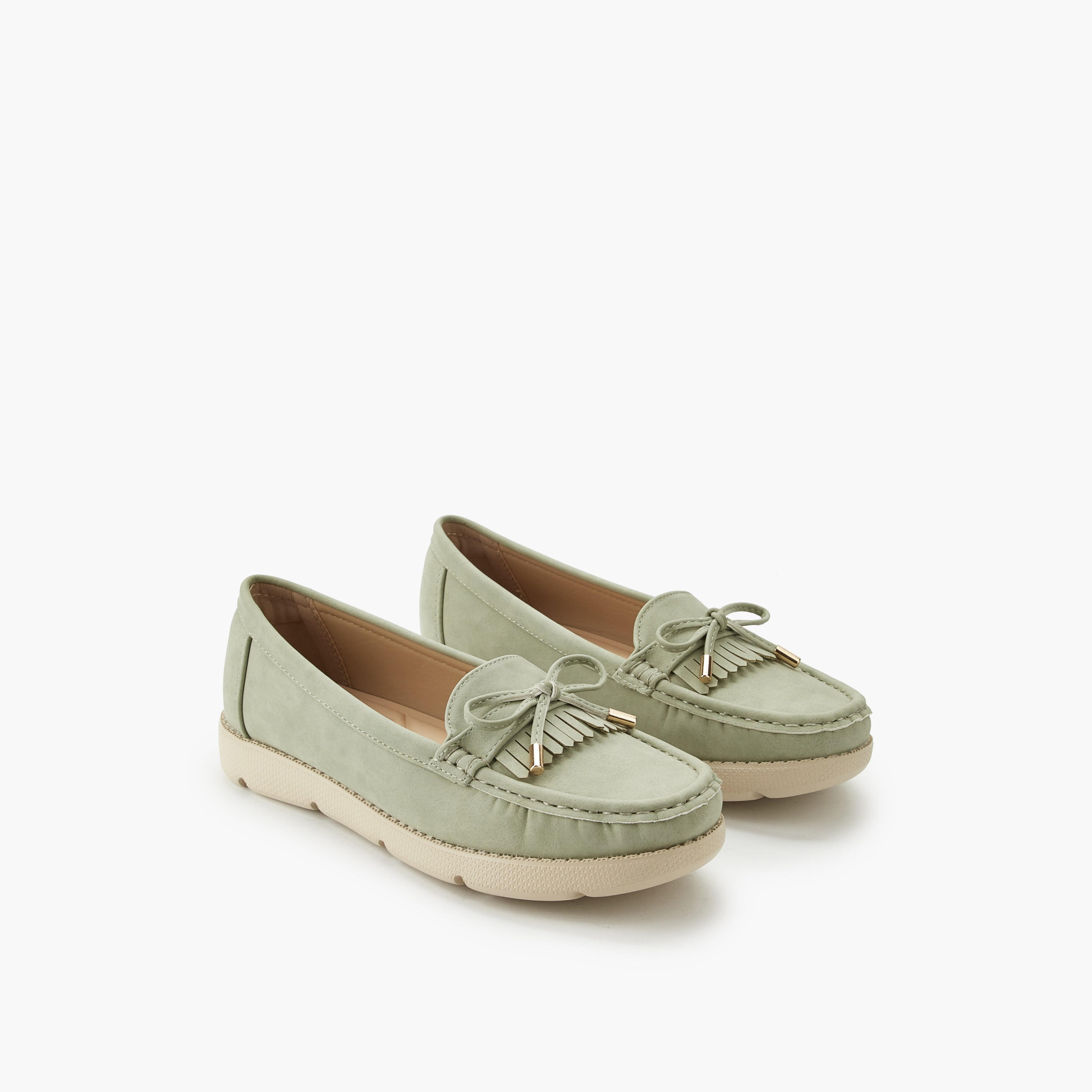 حذاء لوفر بشراشيب للنساء من لو كونفورت-women-shoes-loafersandmoccasins-image-1