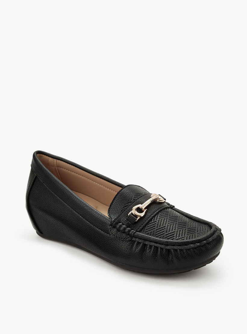 Flora Bella Women Metal Accent Loafers-women-shoes-heels-image-2