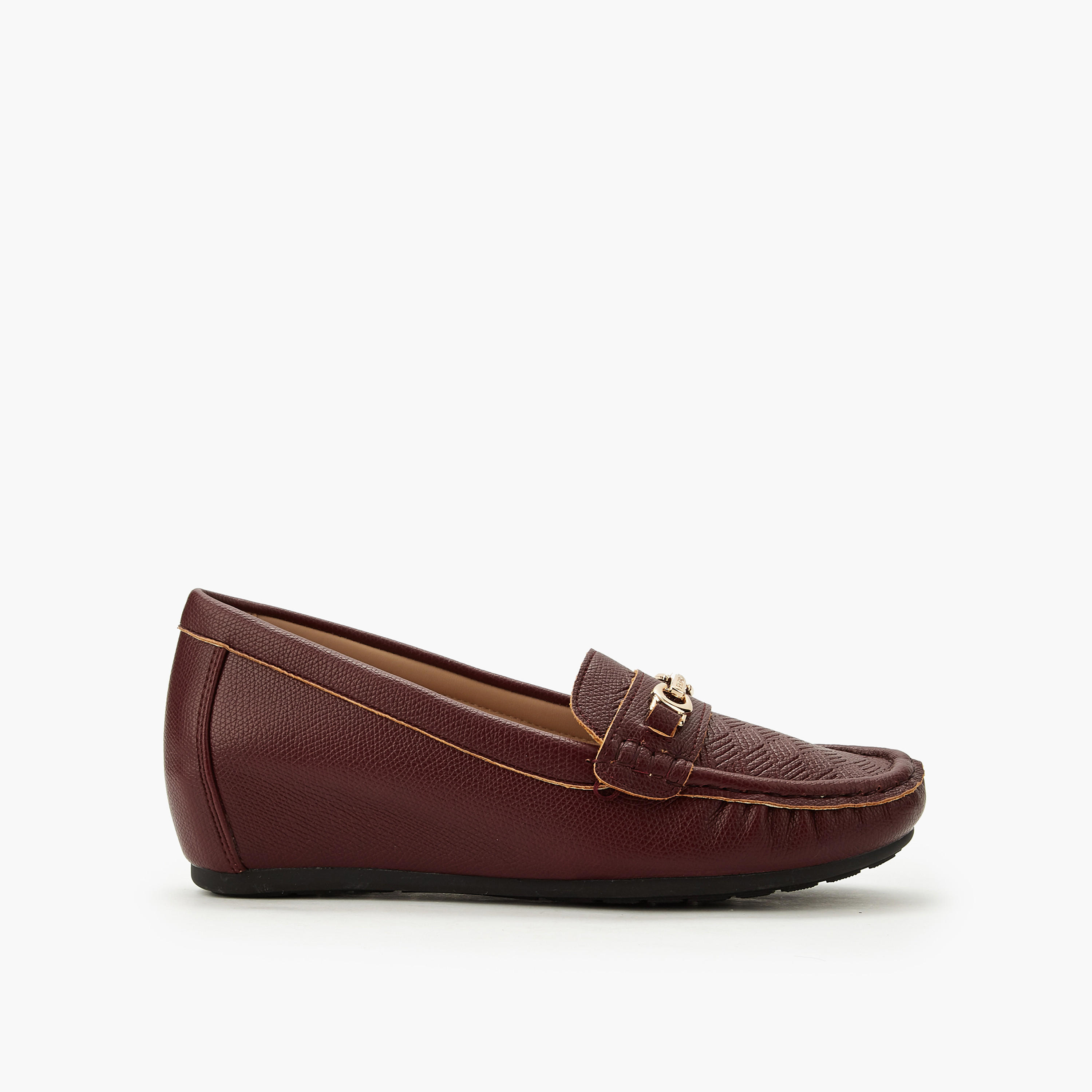 Flora Bella Women Metal Accent Loafers-women-shoes-heels-image-3