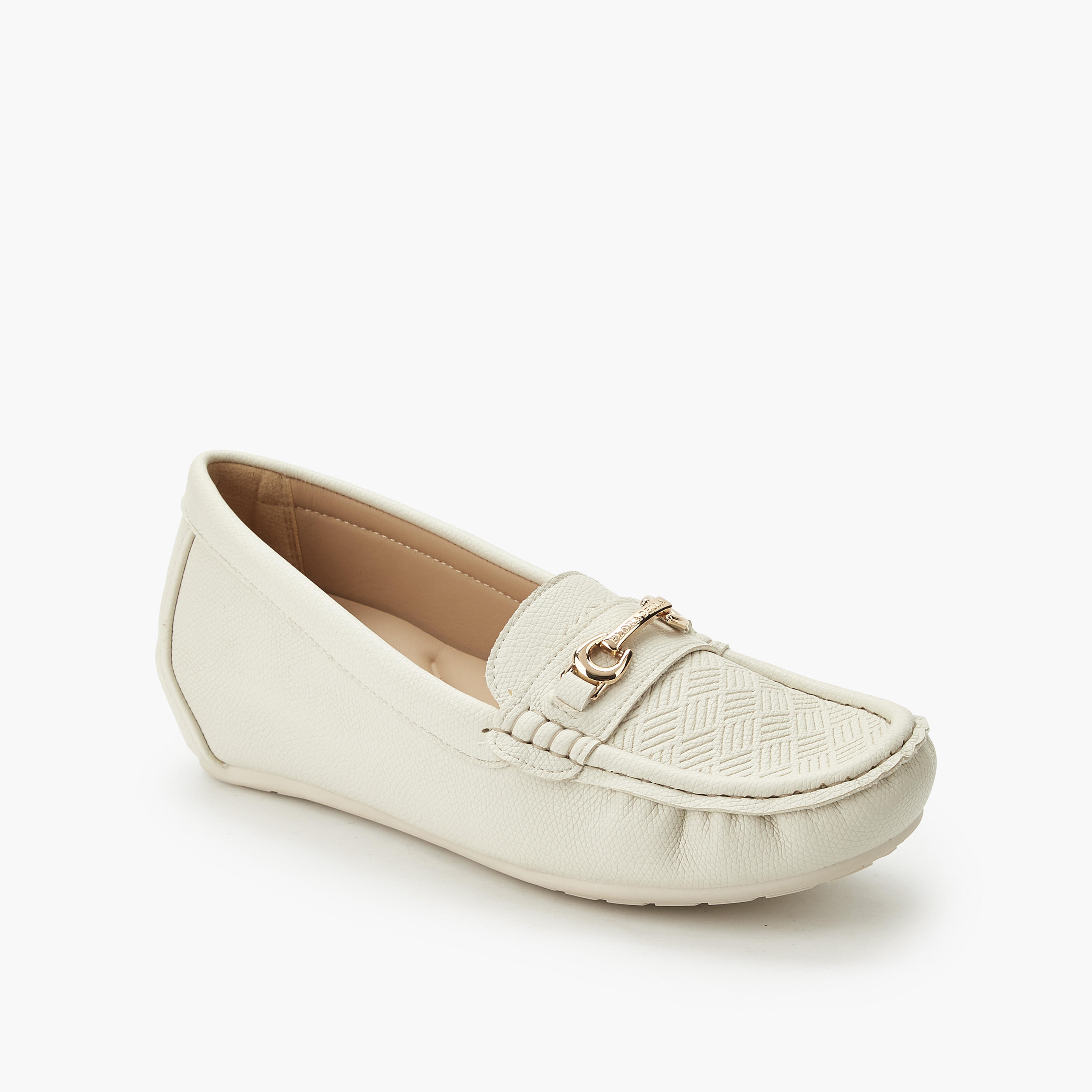 Flora Bella Women Metal Accent Loafers-women-shoes-heels-image-2
