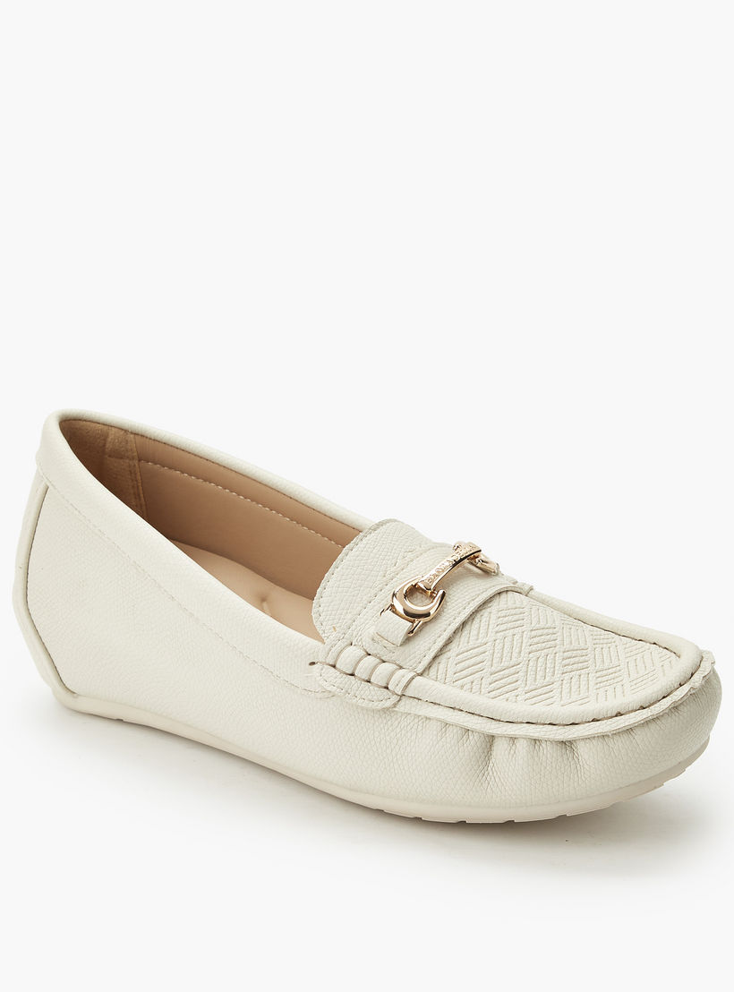 Flora Bella Women Metal Accent Loafers-women-shoes-heels-image-2