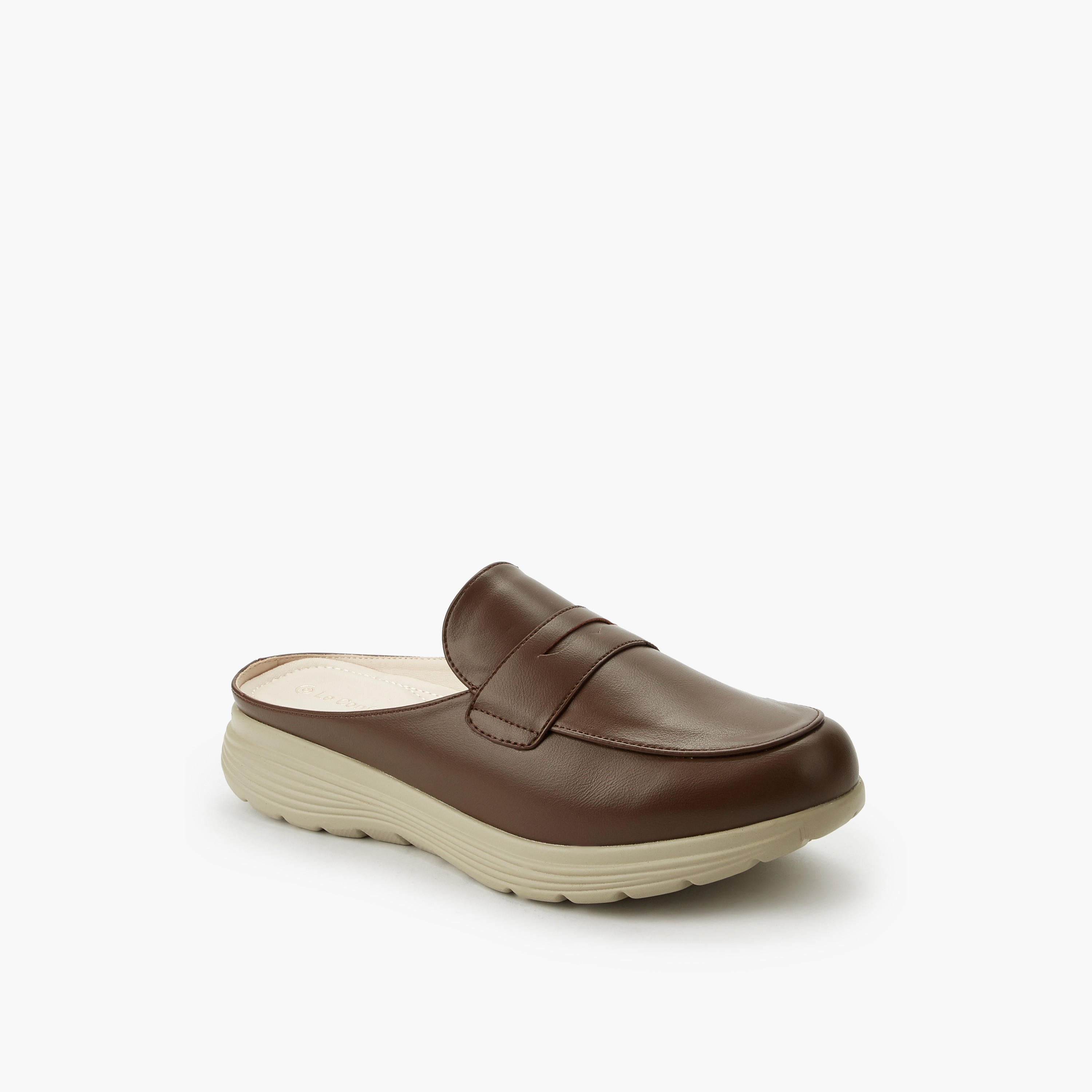 حذاء ميول سهل الارتداء للنساء من لو كونفورت-women-shoes-flats-mules-image-3
