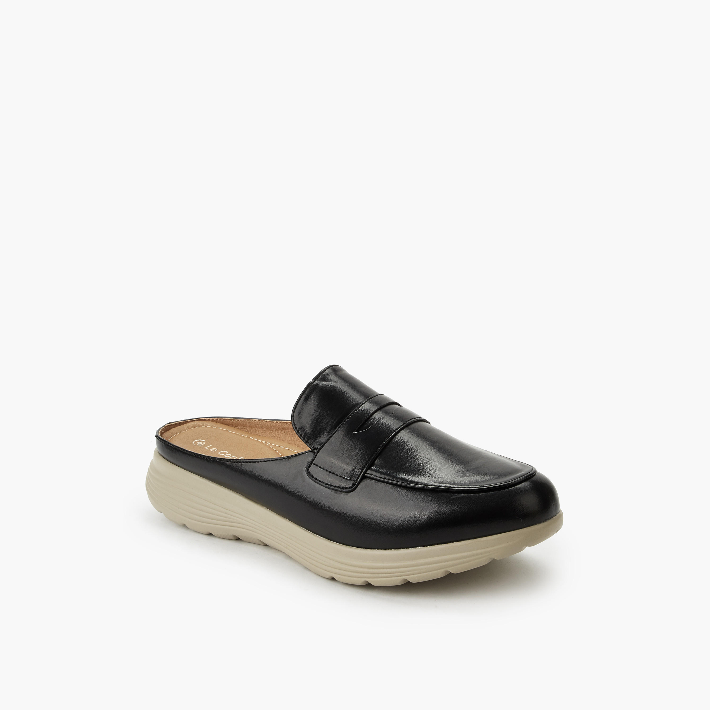 حذاء ميول سهل الارتداء للنساء من لو كونفورت-women-shoes-flats-mules-image-3