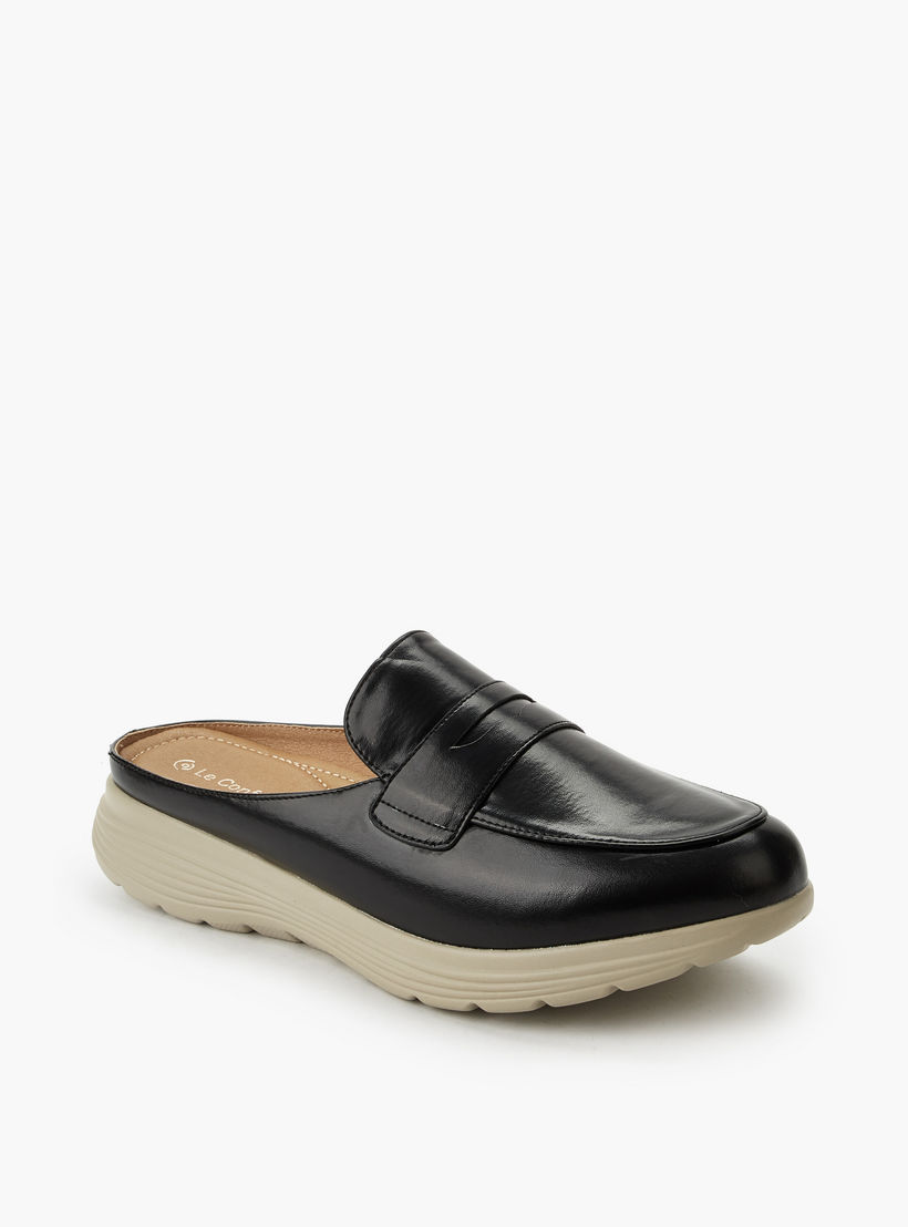 حذاء ميول سهل الارتداء للنساء من لو كونفورت-women-shoes-flats-mules-image-3