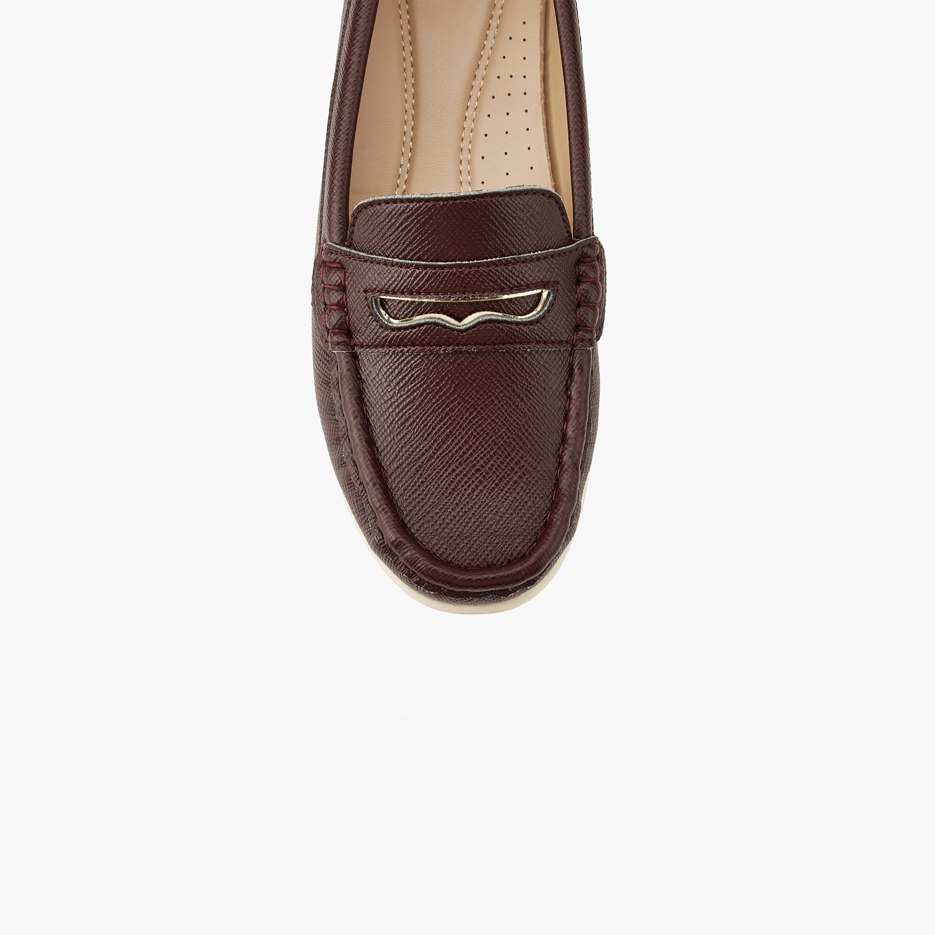 حذاء سهل الارتداء بتزيينات مفرغة للنساء من فلورا بيلا-women-shoes-flats-loafers-image-4