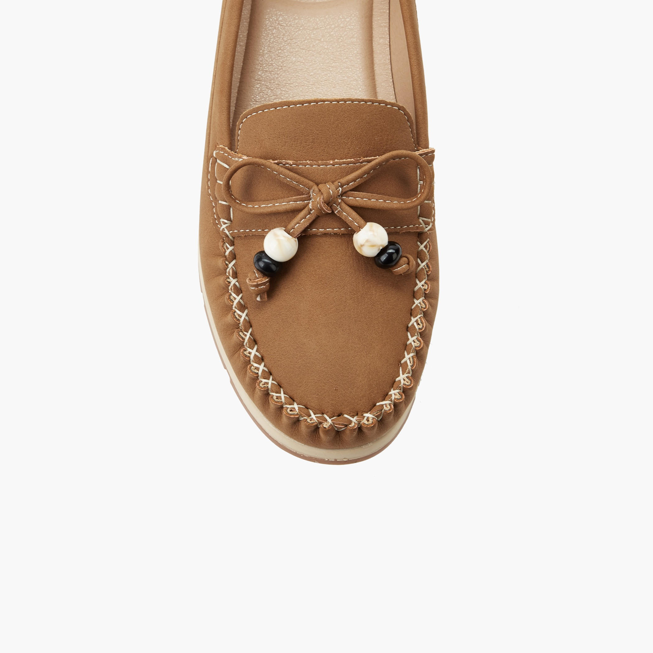 Le Confort Women Beaded Bow Moccasins-women-shoes-flats-loafers-image-4