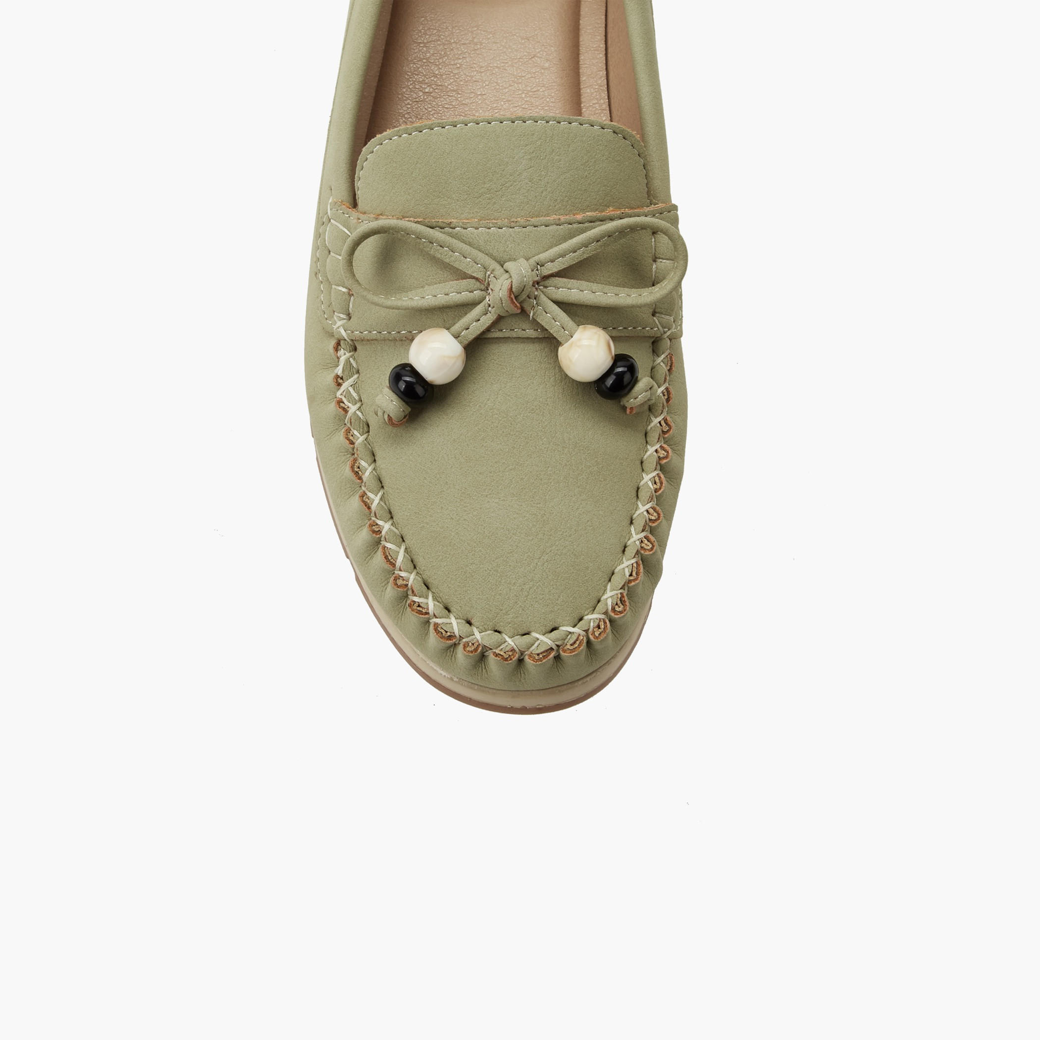 Le Confort Women Beaded Bow Moccasins-women-shoes-flats-loafers-image-4