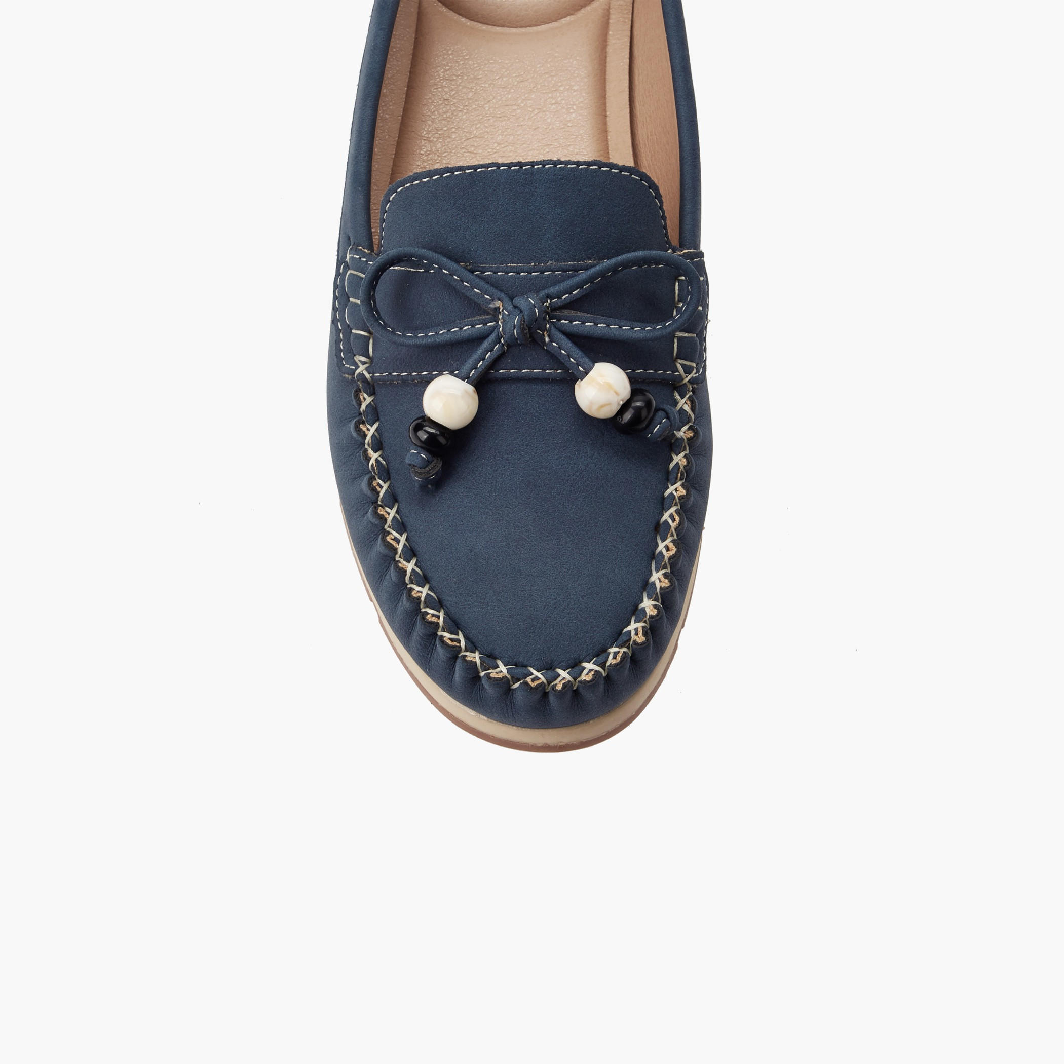 Le Confort Women Beaded Bow Moccasins-women-shoes-flats-loafers-image-4