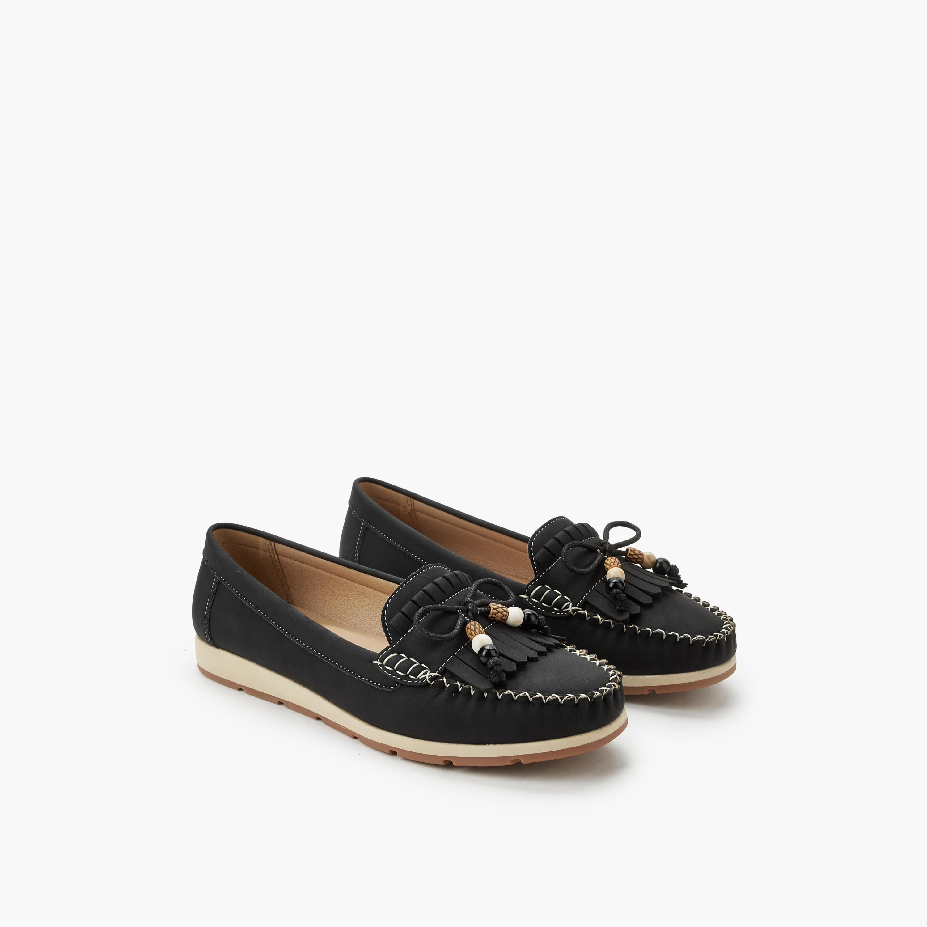 حذاء لوفر سهل الارتداء للنساء من لو كونفورت-women-shoes-flats-loafers-image-1