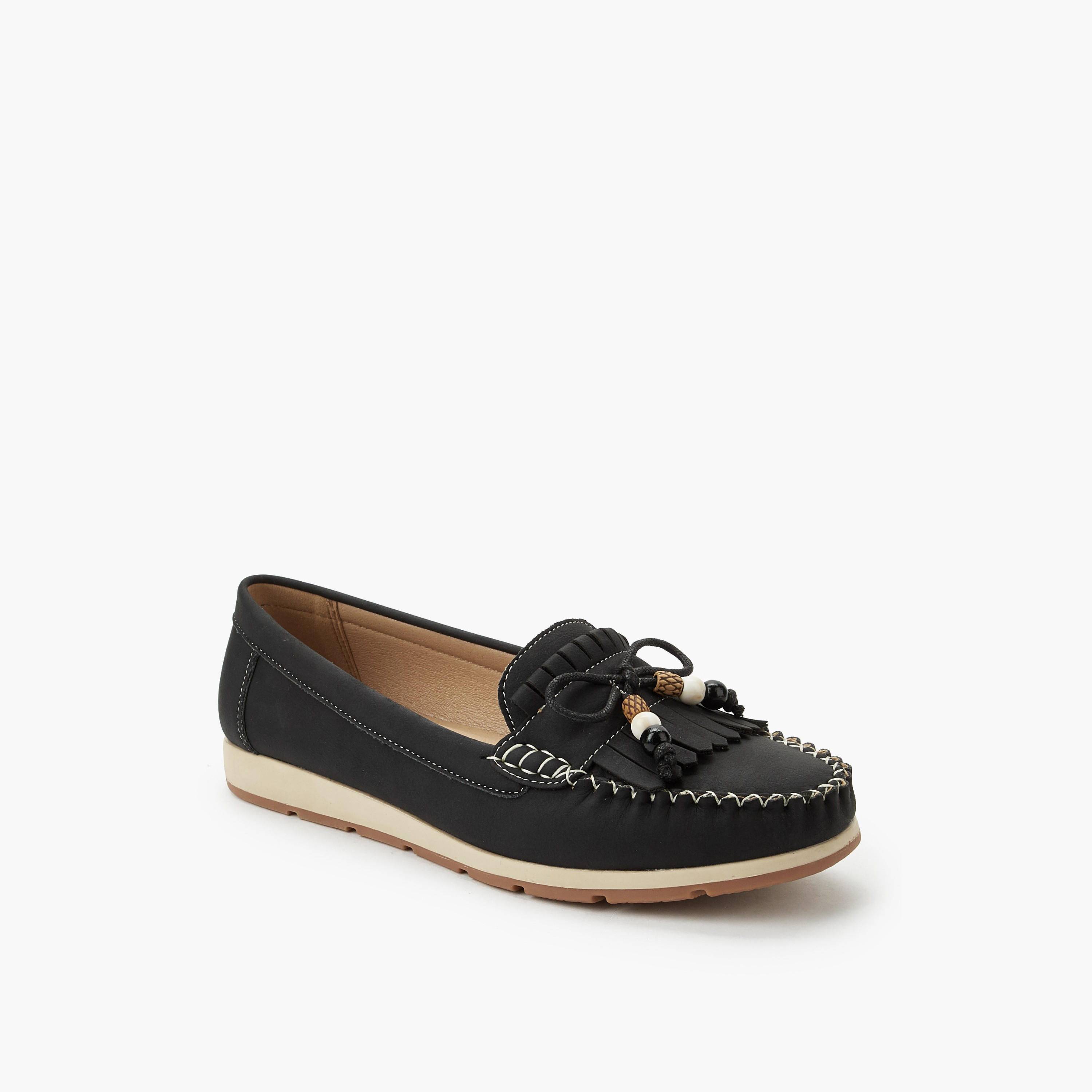 حذاء لوفر سهل الارتداء للنساء من لو كونفورت-women-shoes-flats-loafers-image-2