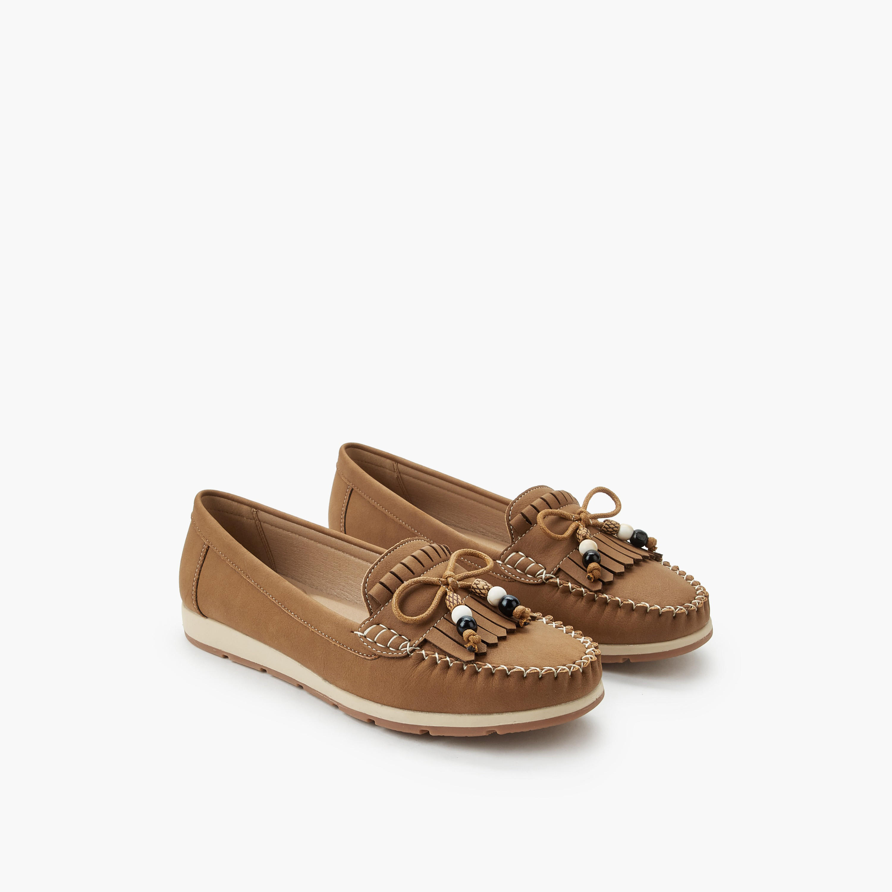 حذاء لوفر سهل الارتداء للنساء من لو كونفورت-women-shoes-flats-loafers-image-1