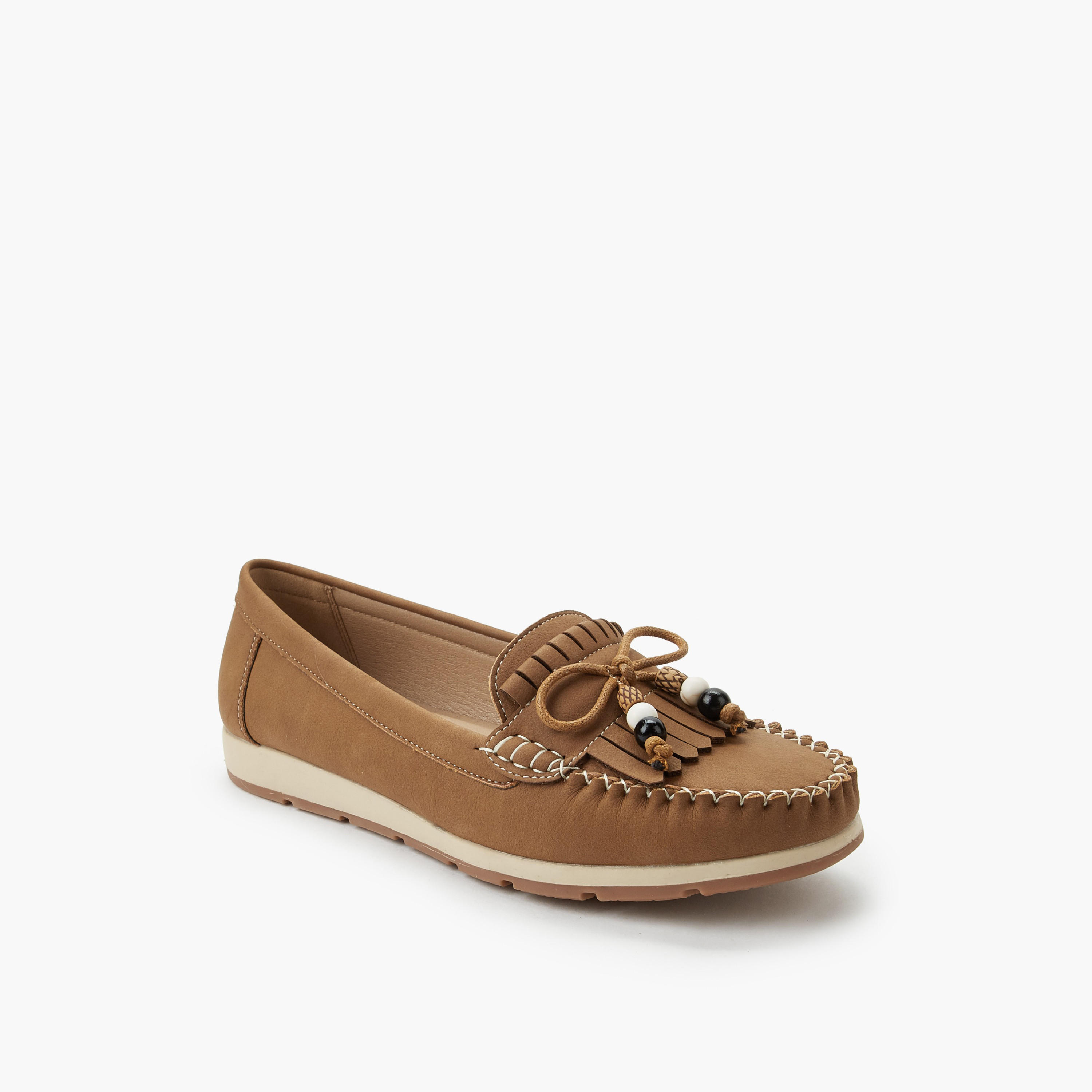 حذاء لوفر سهل الارتداء للنساء من لو كونفورت-women-shoes-flats-loafers-image-2