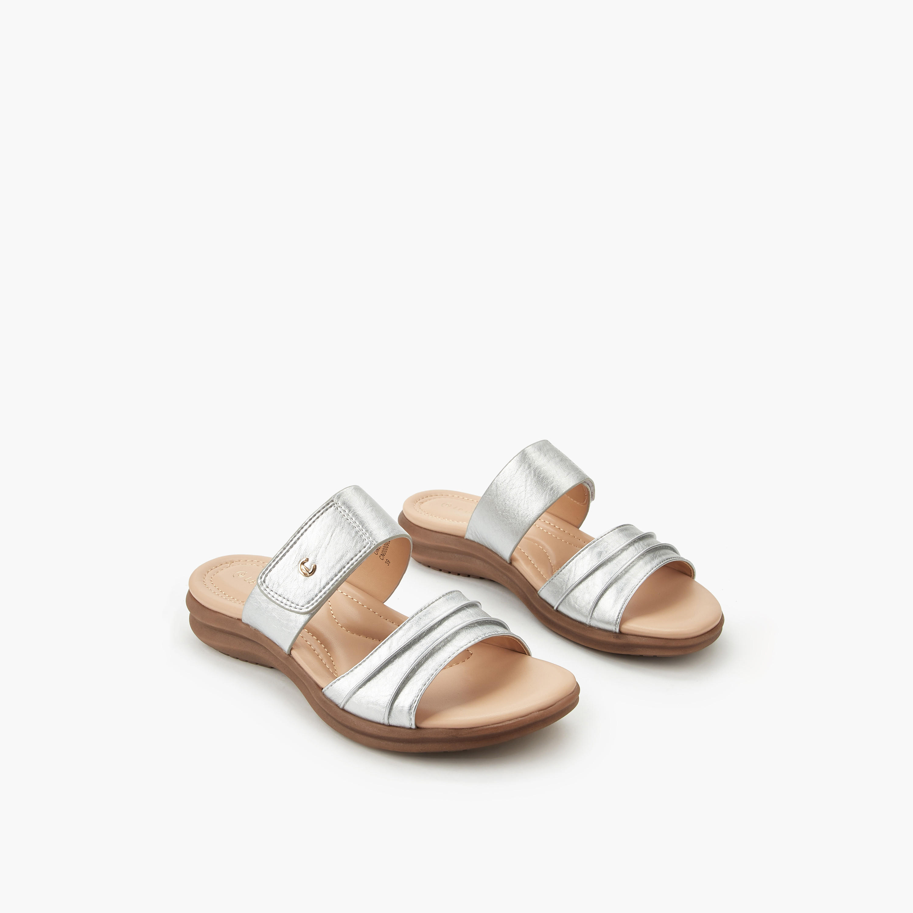 صندل بحزام وشريط إغلاق للنساء من لو كونفورت-women-shoes-flats-sandals-image-1