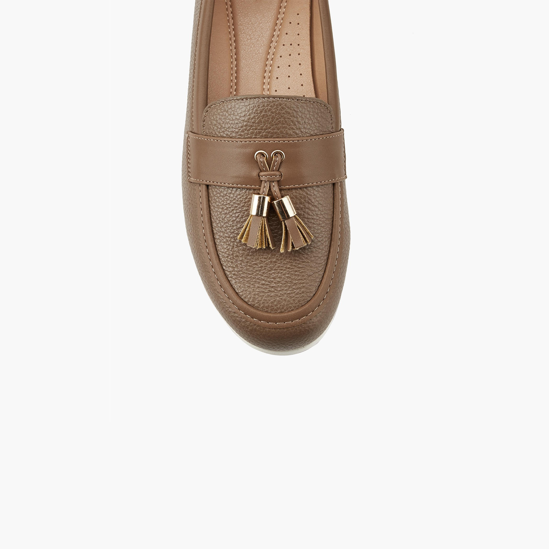 حذاء خفيف سهل الارتداء بزينة شرّابة للنساء من فلورا بيلا-women-shoes-flats-loafers-image-4