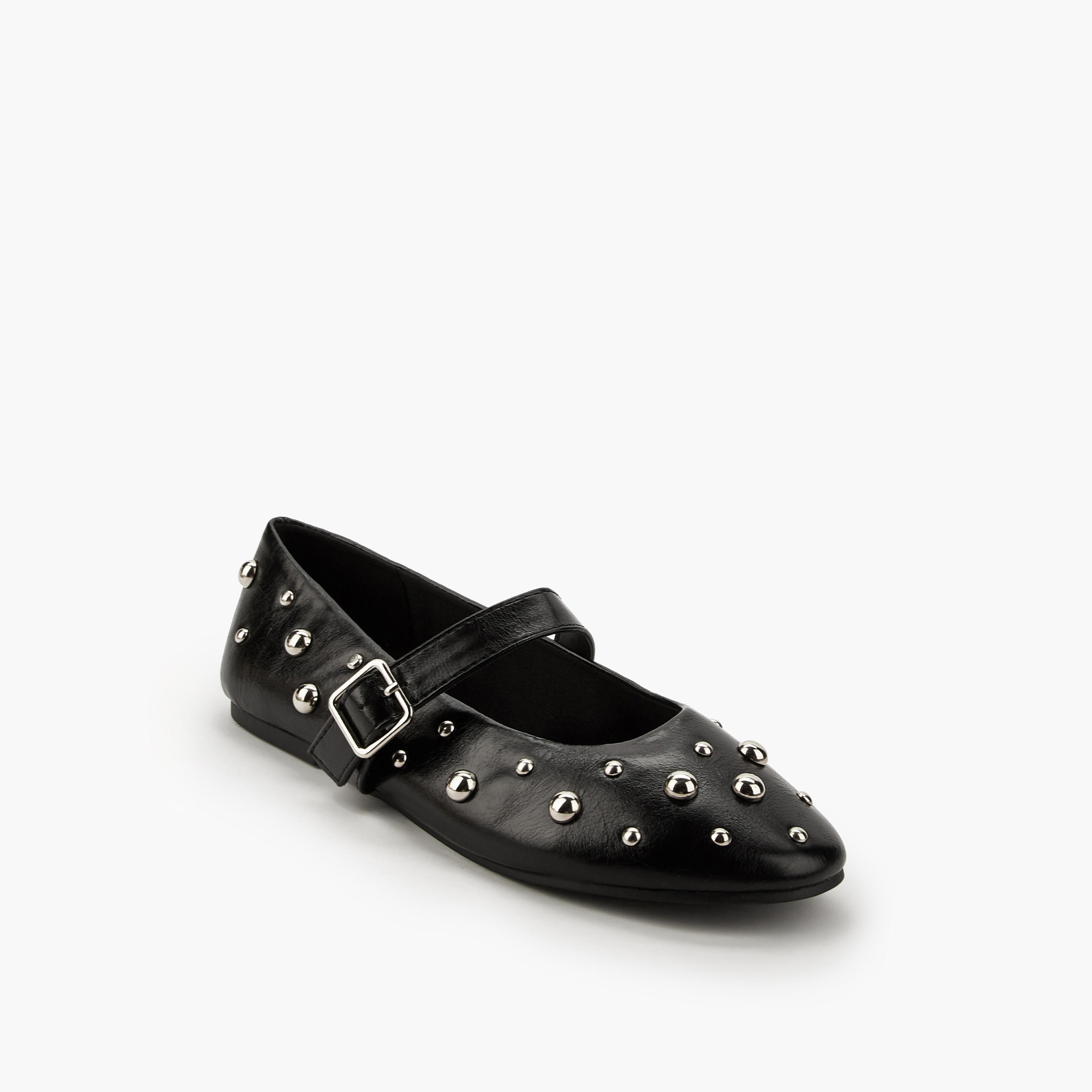 Celeste Women Studded Mary Jane Shoes-women-shoes-ballerinas-image-2