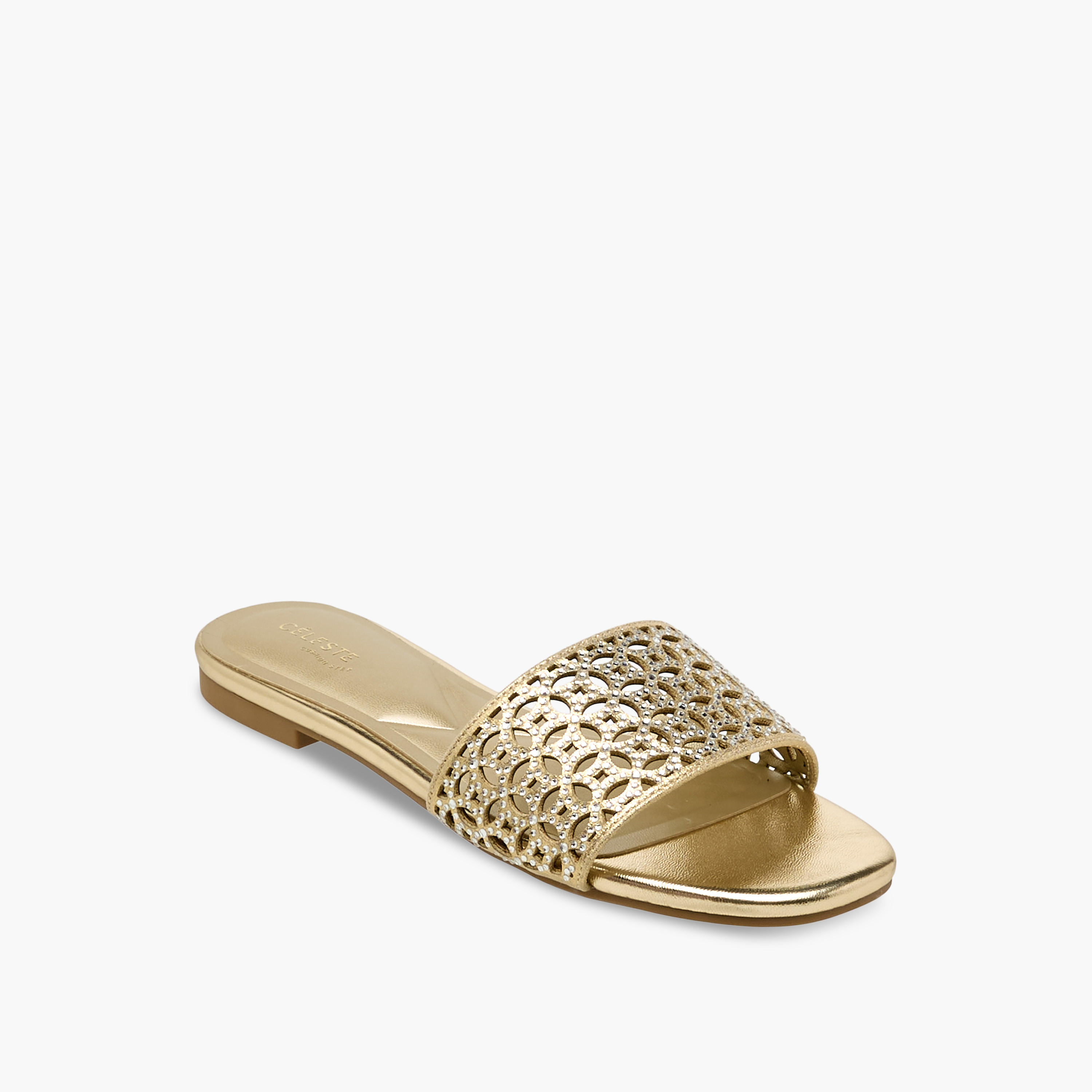صندل مزين سهل الارتداء للنساء من سيليست-women-shoes-flats-sandals-image-2