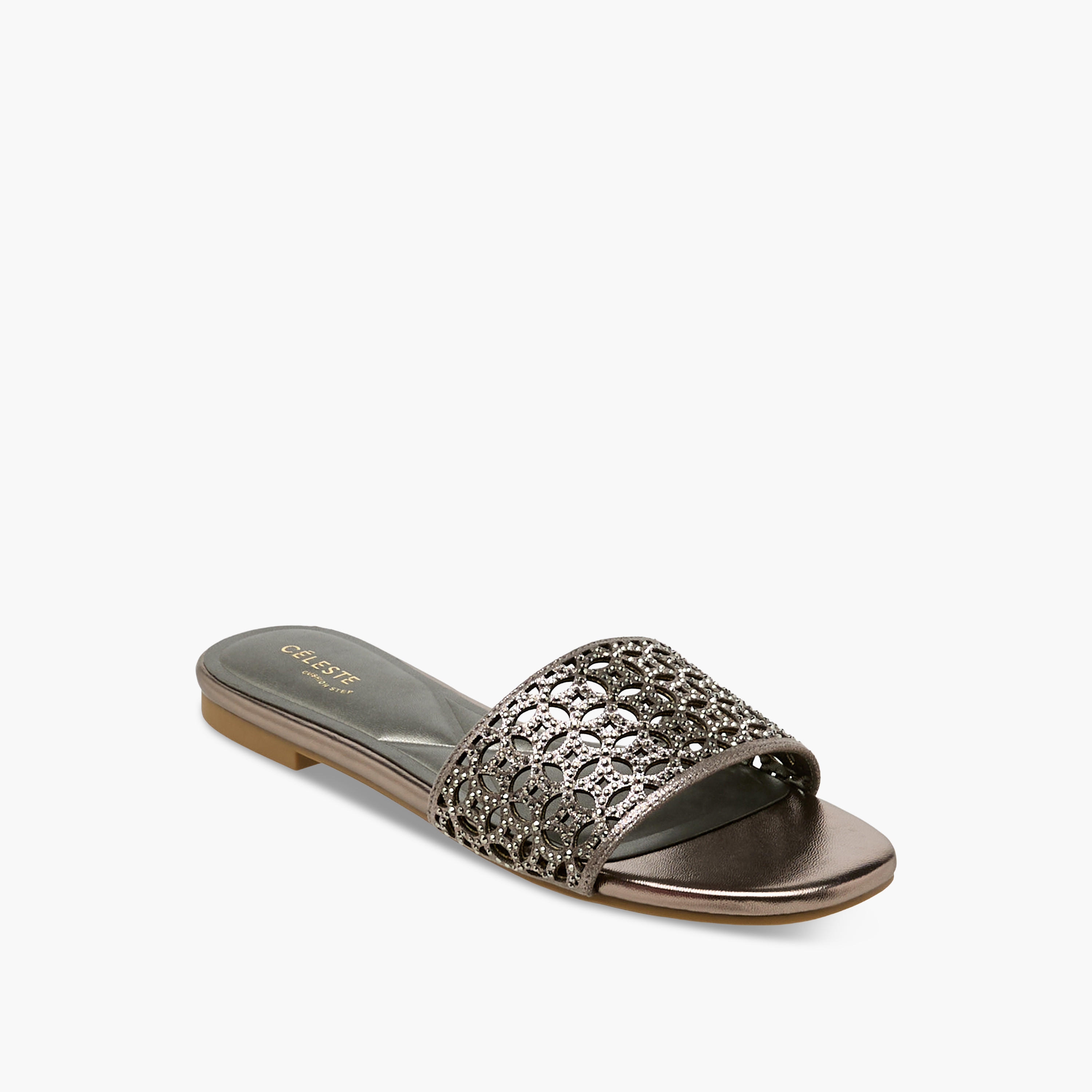 صندل مزين سهل الارتداء للنساء من سيليست-women-shoes-flats-sandals-image-2
