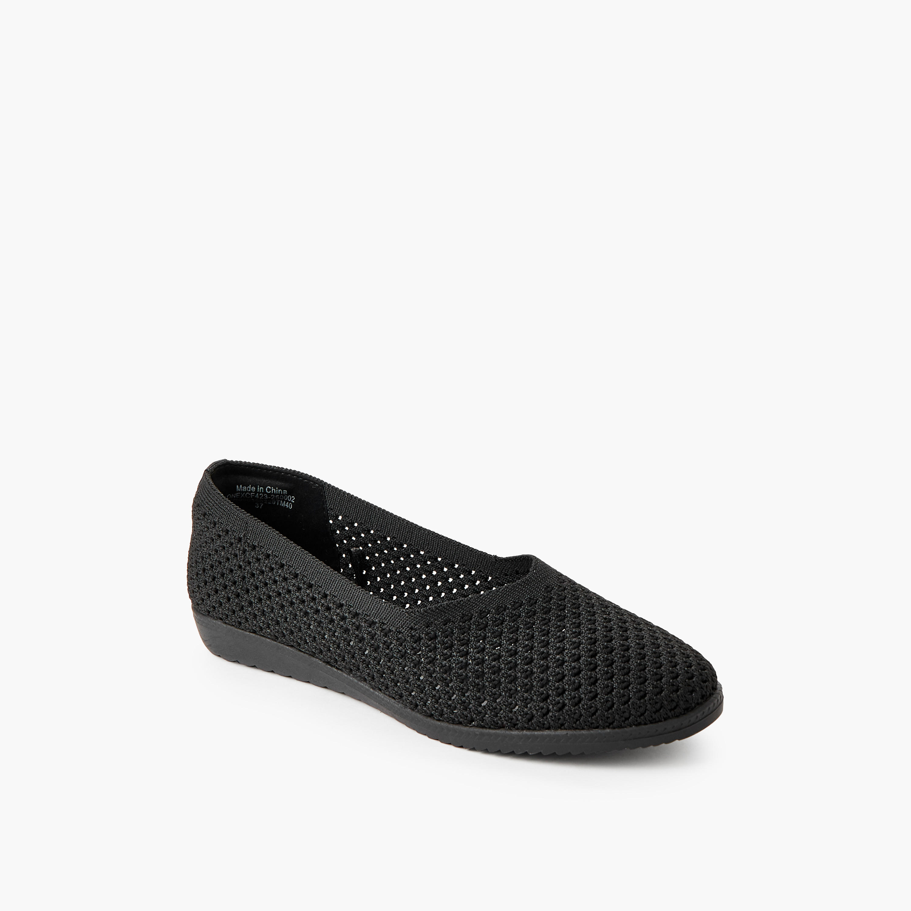 Flora Bella Women Knit Textured Ballerina Shoes-women-shoes-flats-ballerinas-image-2