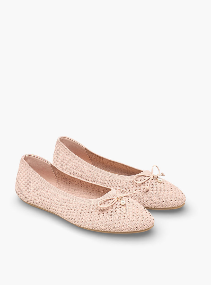 Celeste Women Textured Ballerina Shoes-women-shoes-ballerinas-image-1