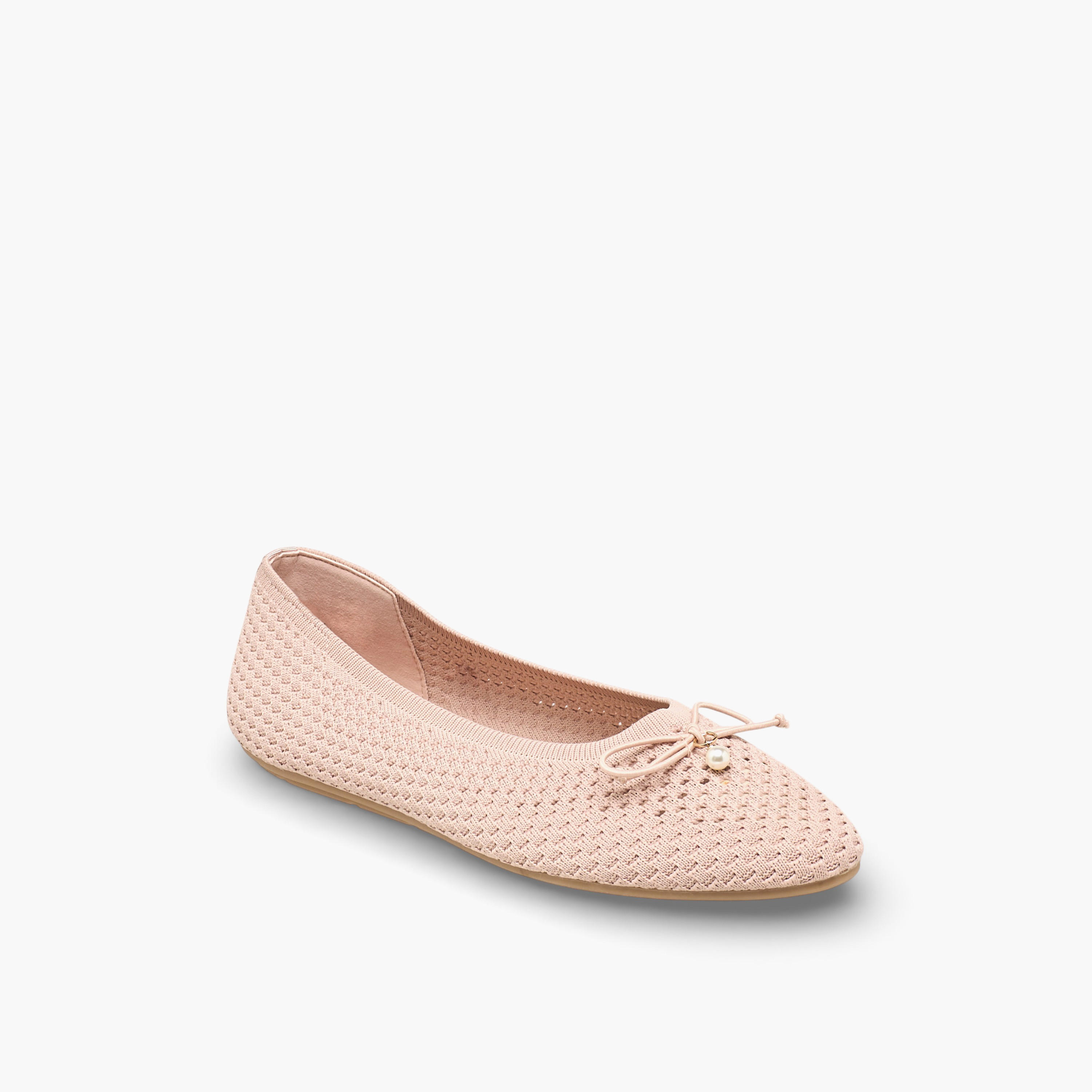 Celeste Women Textured Ballerina Shoes-women-shoes-ballerinas-image-2