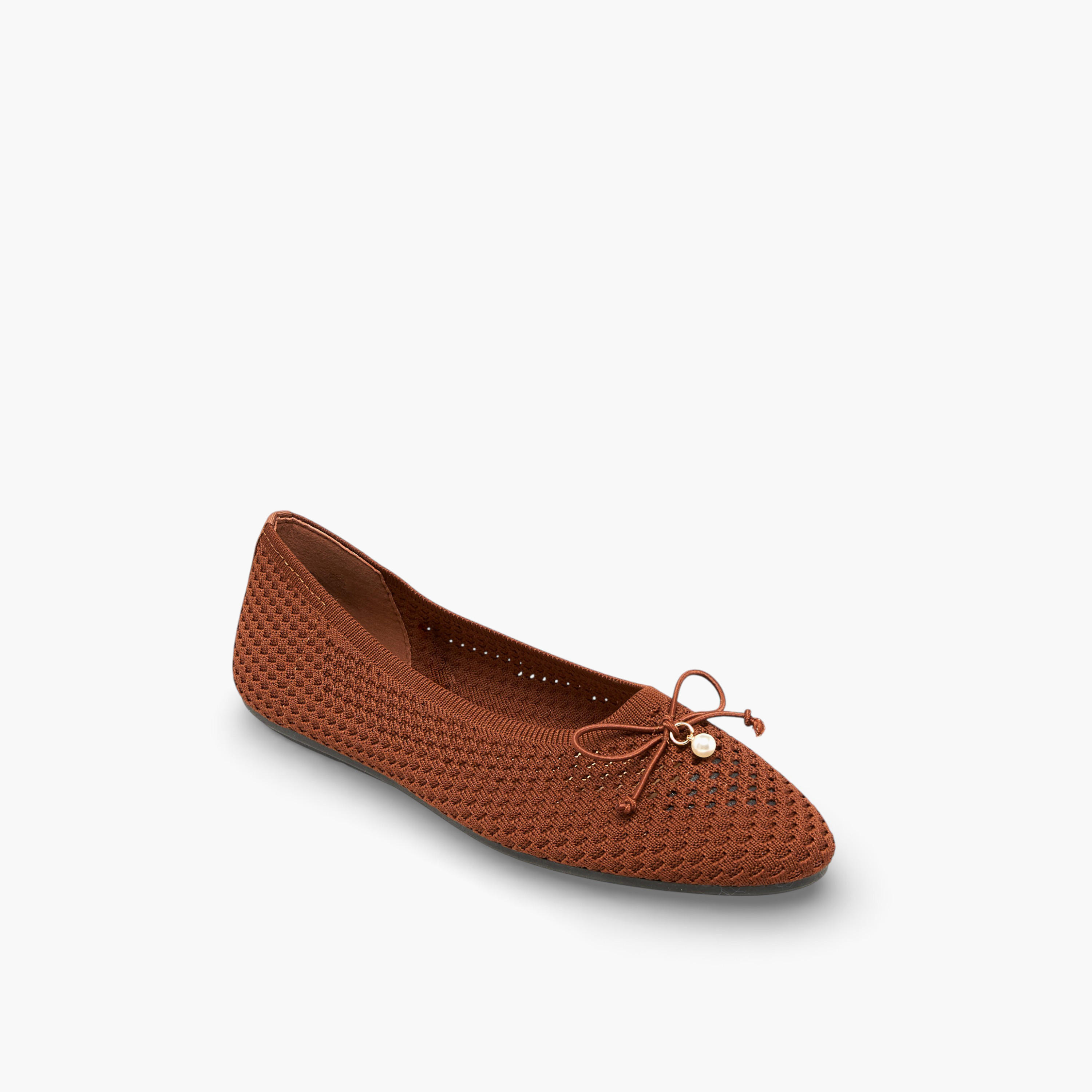 Celeste Women Textured Ballerina Shoes-women-shoes-ballerinas-image-2