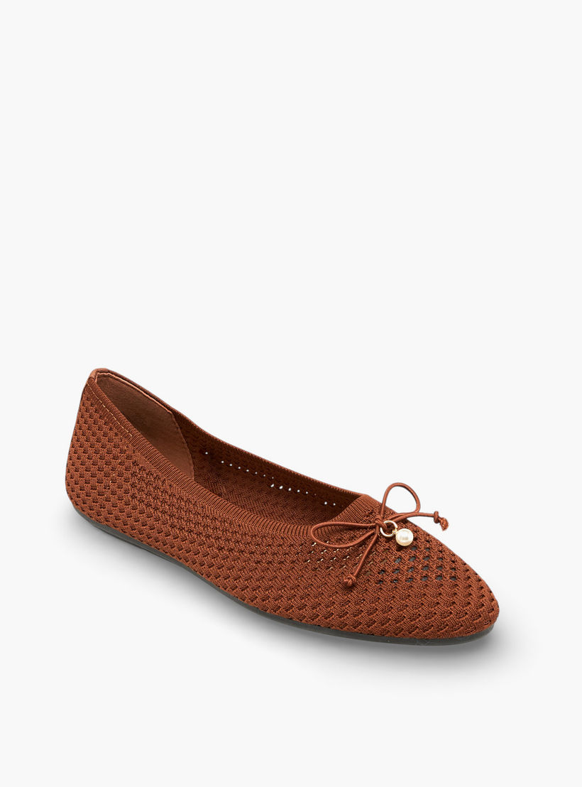 Celeste Women Textured Ballerina Shoes-women-shoes-ballerinas-image-2