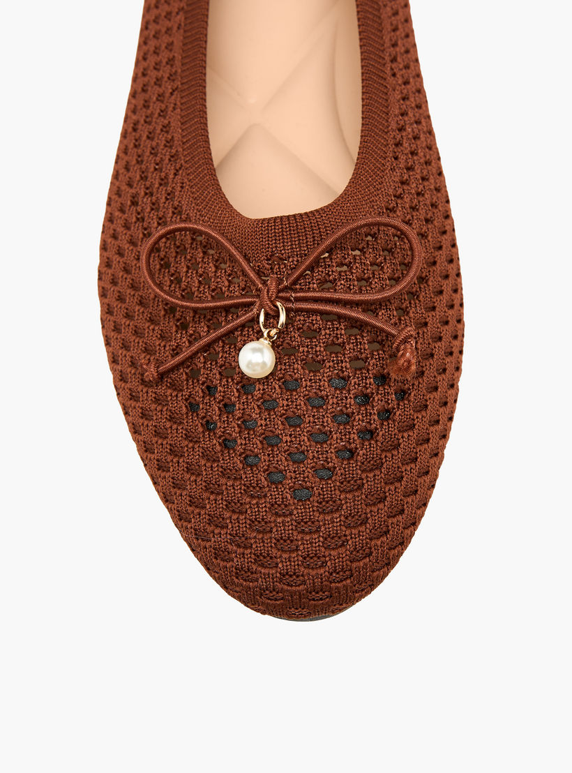 Celeste Women Textured Ballerina Shoes-women-shoes-ballerinas-image-4