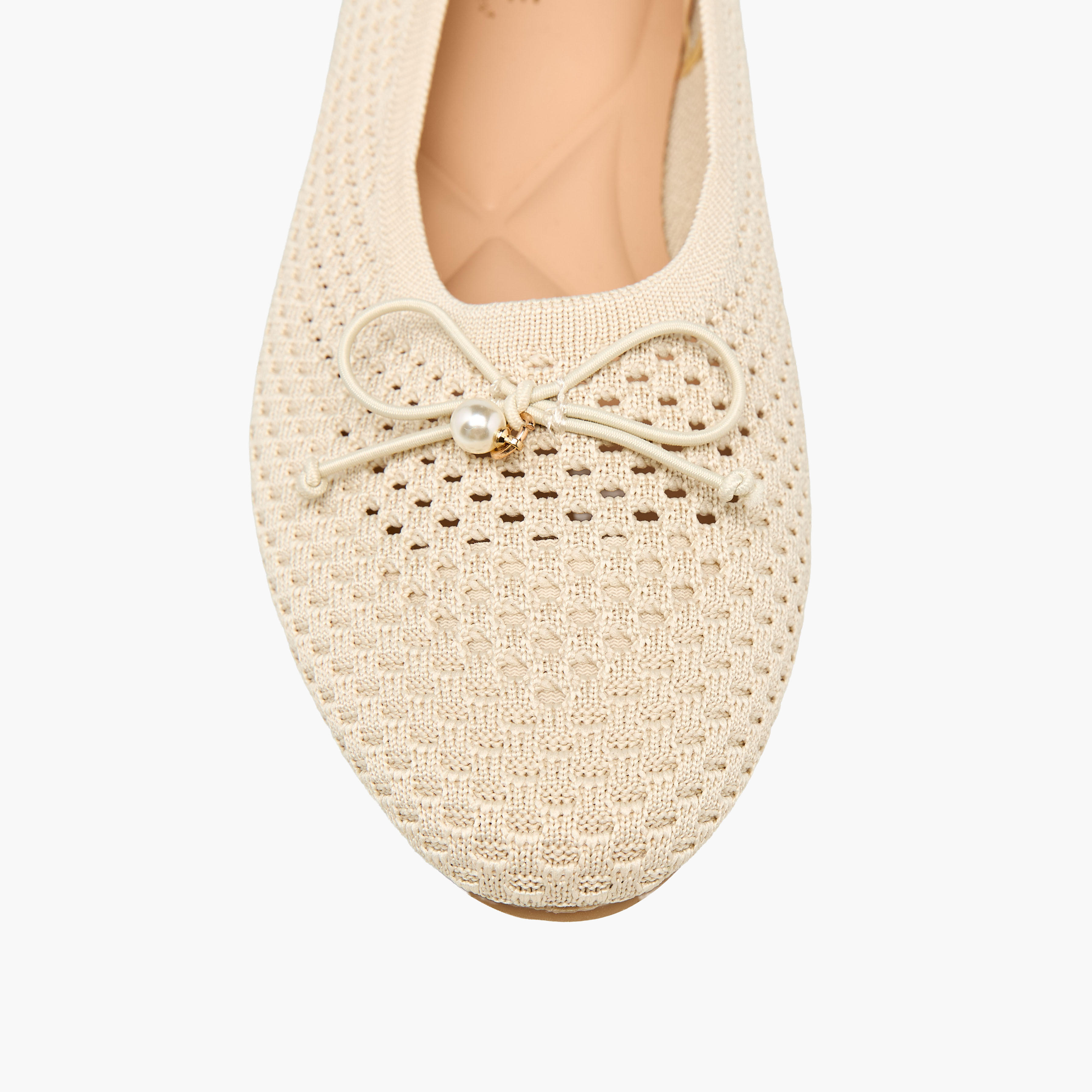 Celeste Women Textured Ballerina Shoes-women-shoes-ballerinas-image-4