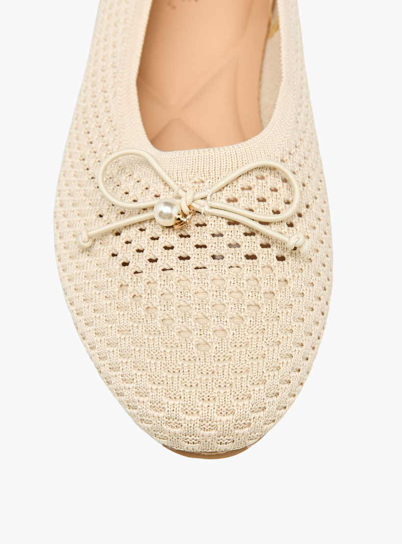 Celeste Women Textured Ballerina Shoes-women-shoes-ballerinas-image-4