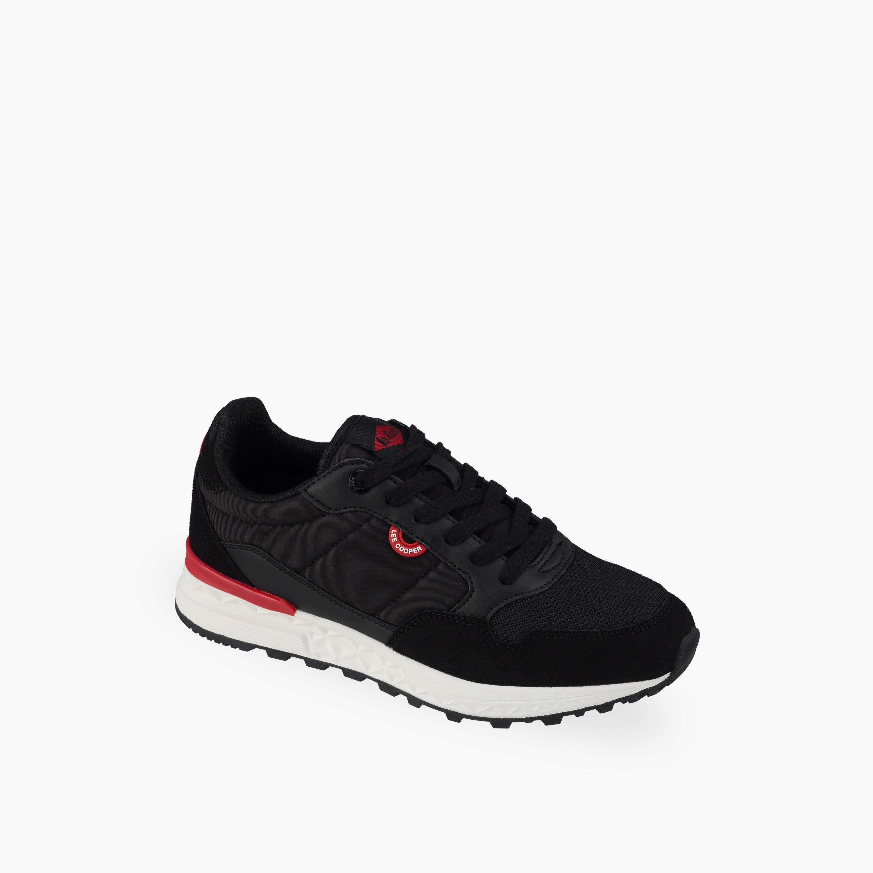 Lee Cooper Women Textured Lace-Up Sneakers-women-shoes-sneakers-image-2